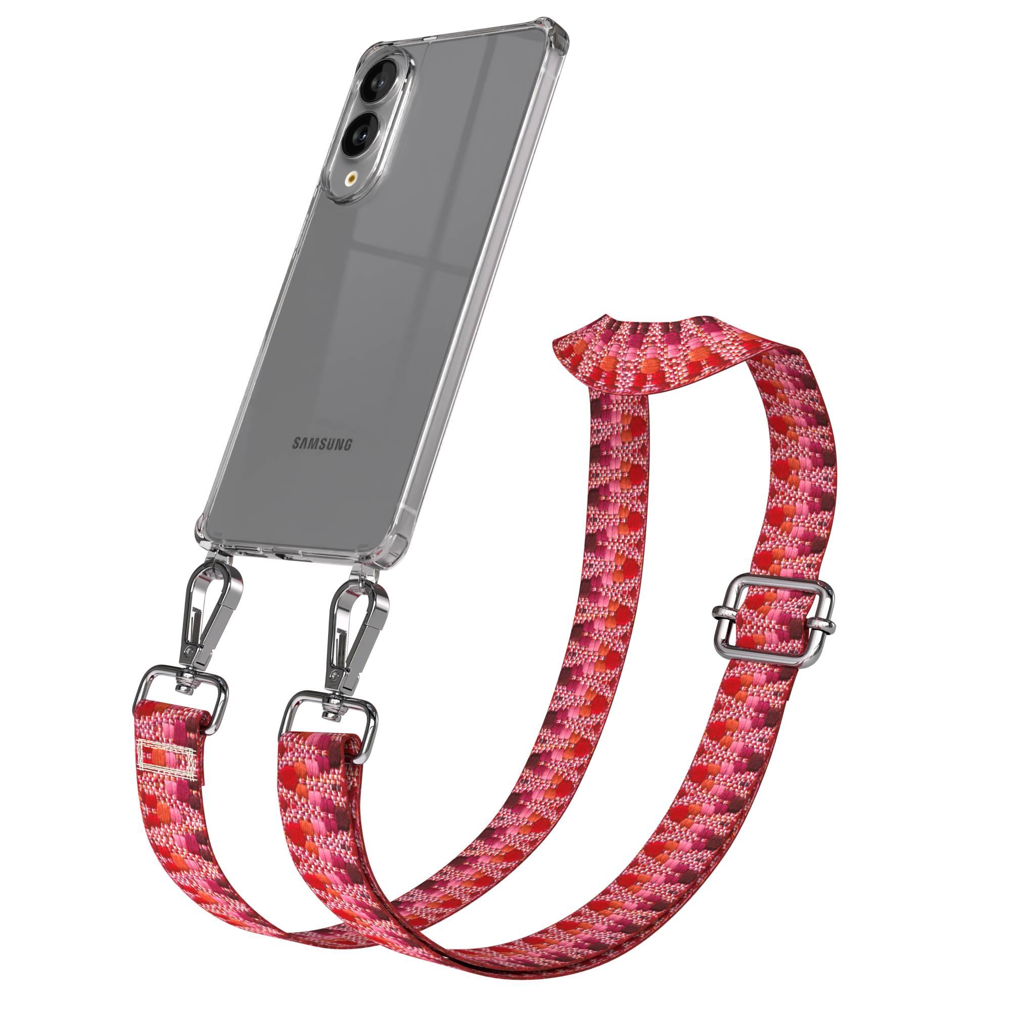 Samsung Galaxy S25 Edge Handykette mit verstellbarem Boho Trageriemen