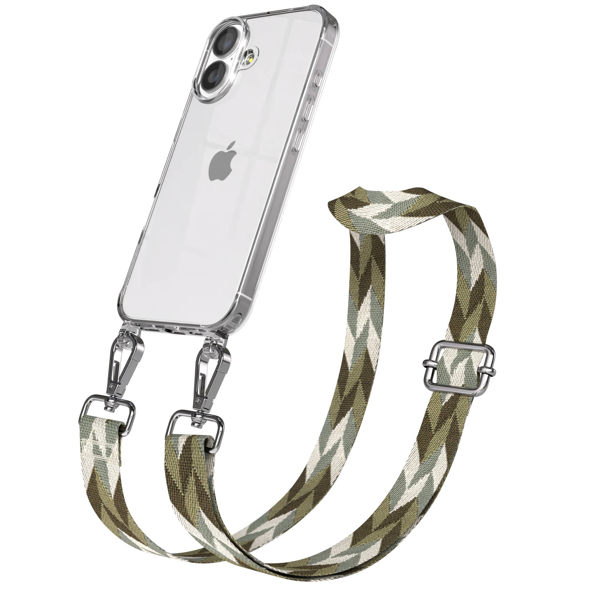 iPhone 17 Handykette mit verstellbarem Boho Band zum Umhängen