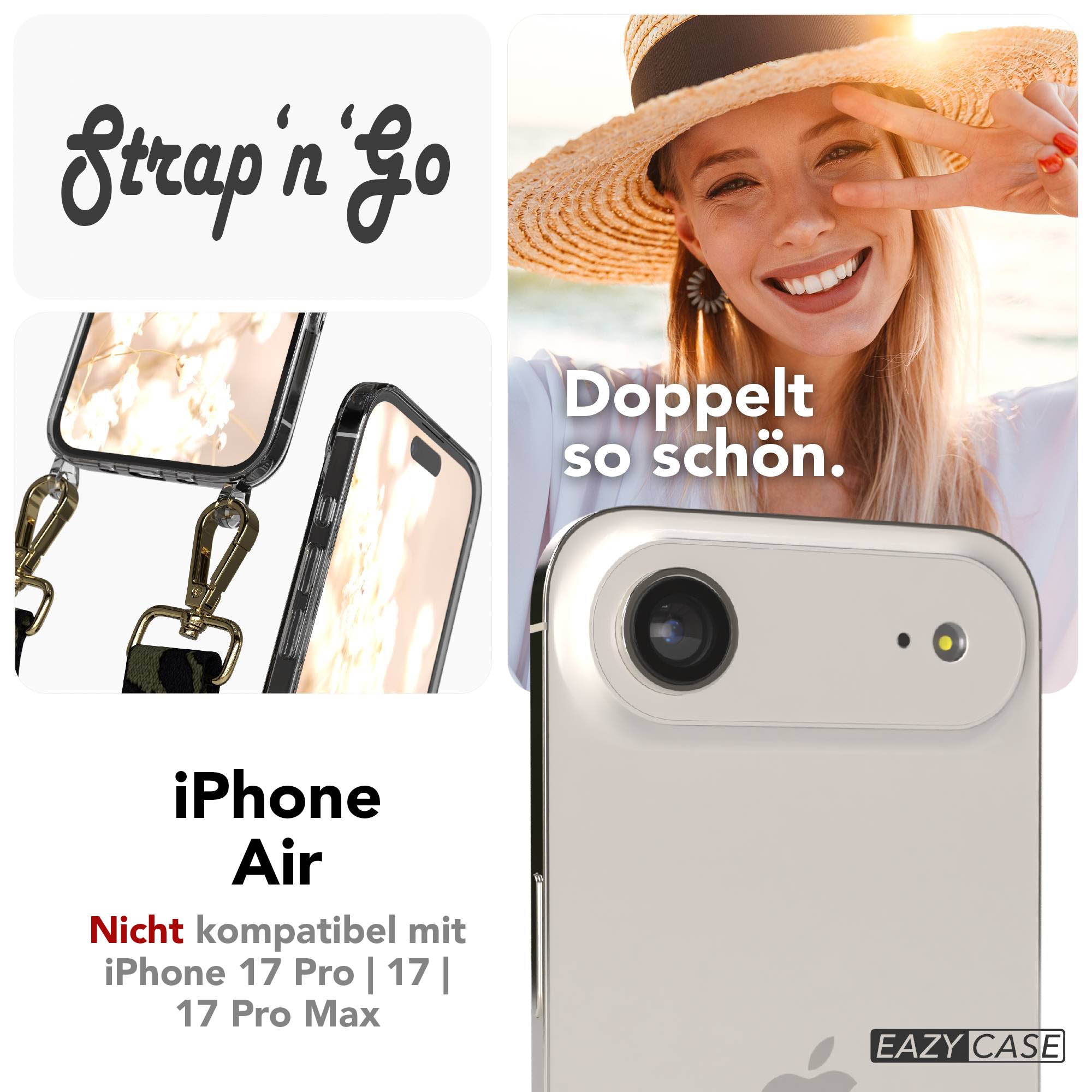 iPhone Air Handykette mit Boho Band verstellbar EAZY CASE