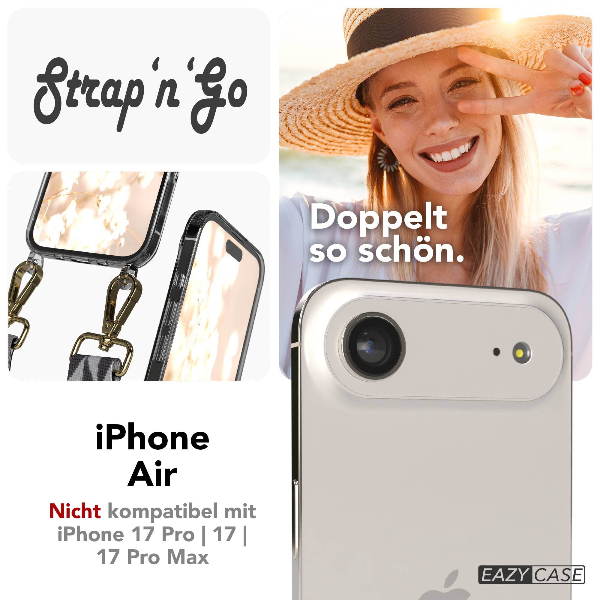 iPhone Air Handykette mit Boho Band verstellbar EAZY CASE