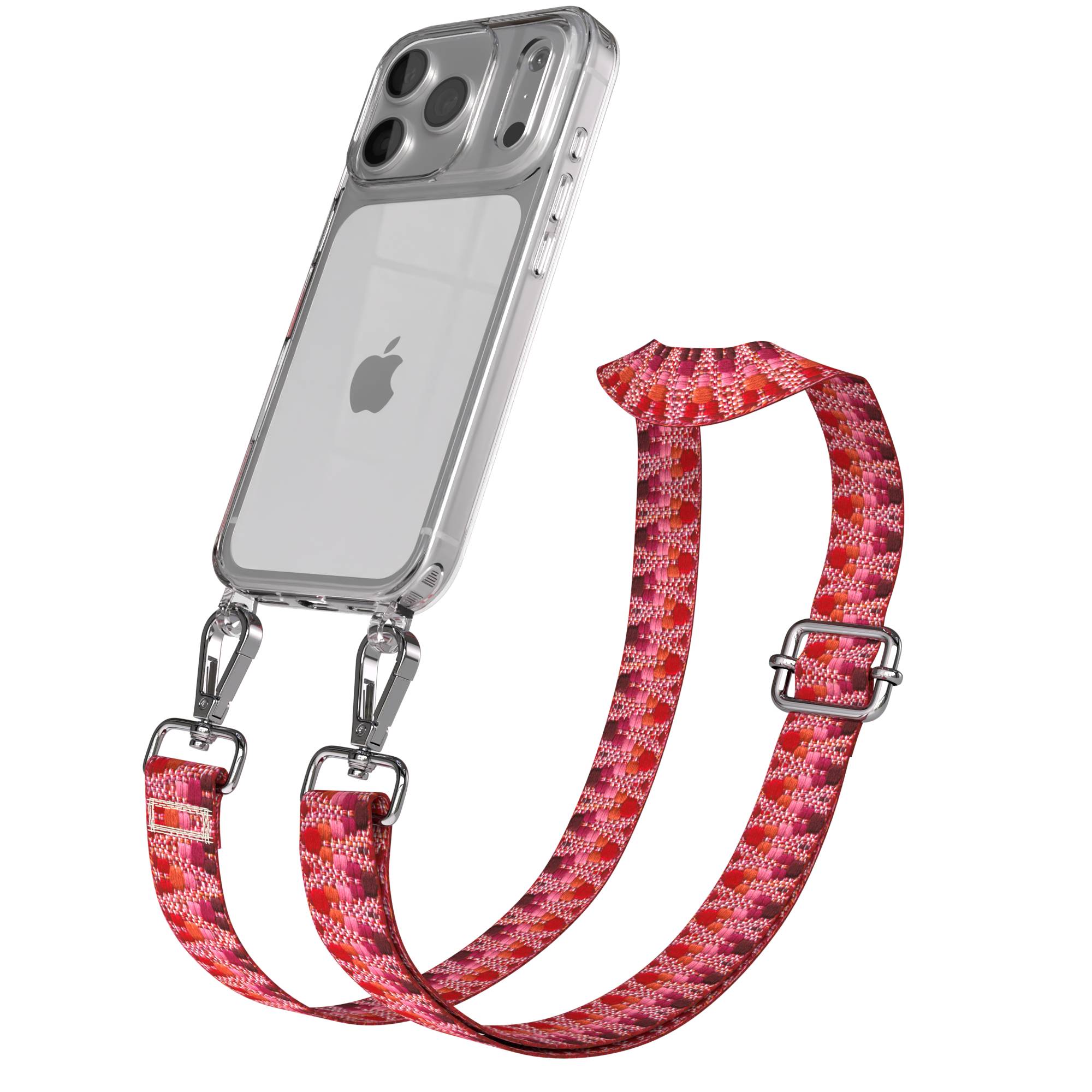 iPhone 17 Pro Handykette mit Boho Band verstellbar