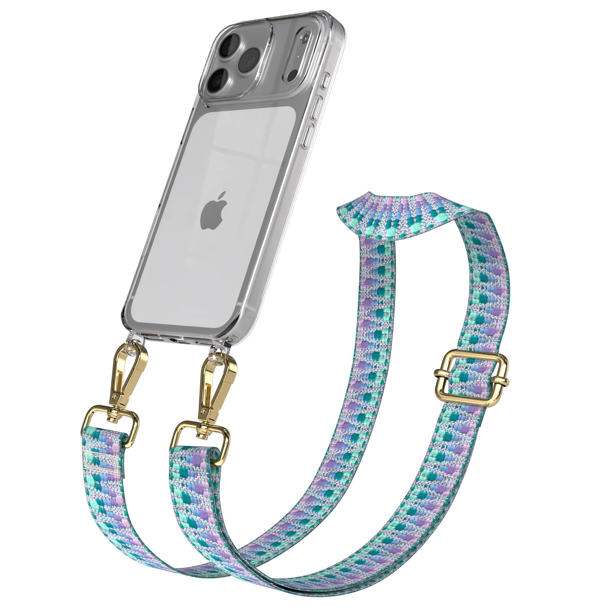 iPhone 17 Pro Max Handykette mit Boho Band verstellbar EAZY CASE