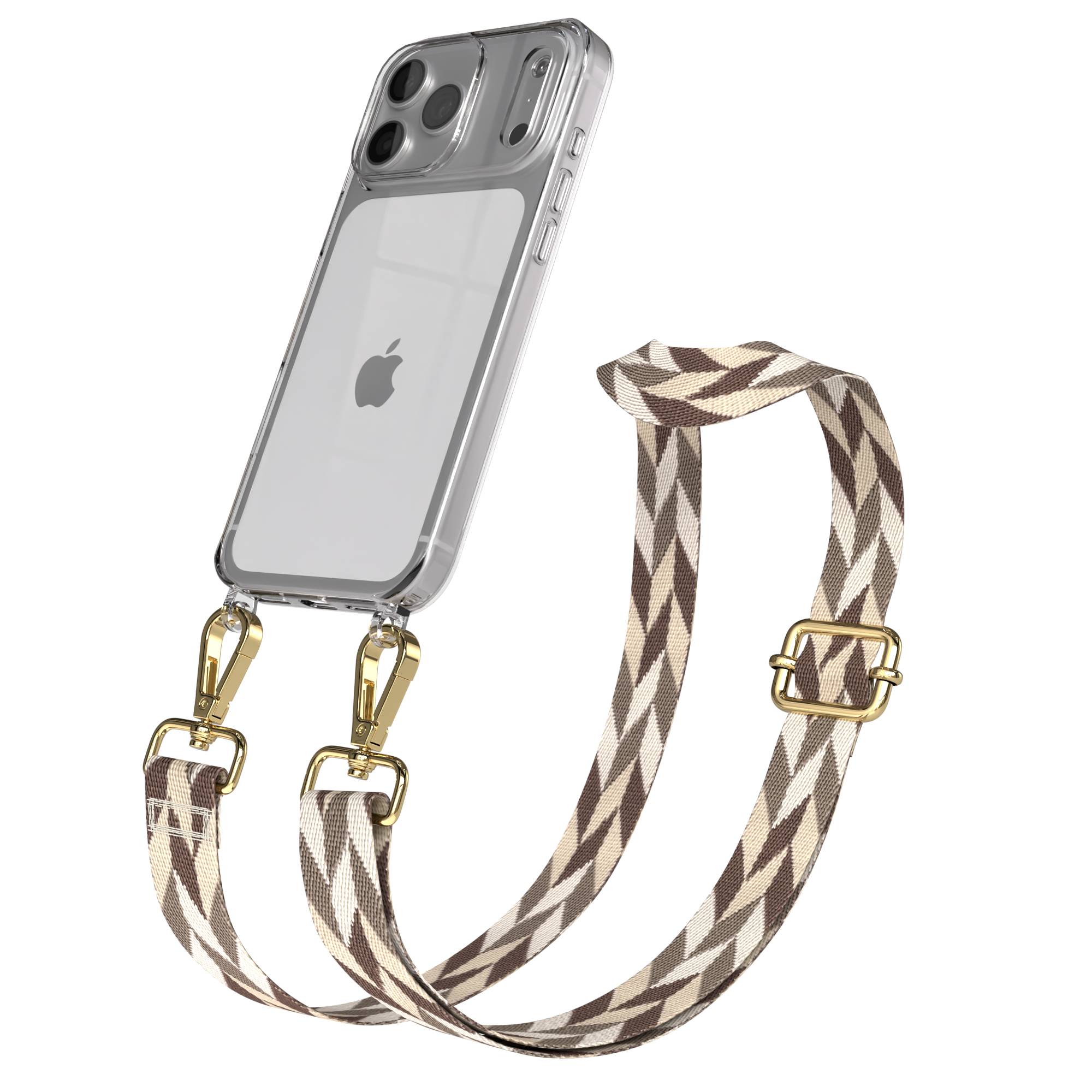 iPhone 17 Pro Max Handykette mit Boho Band verstellbar EAZY CASE