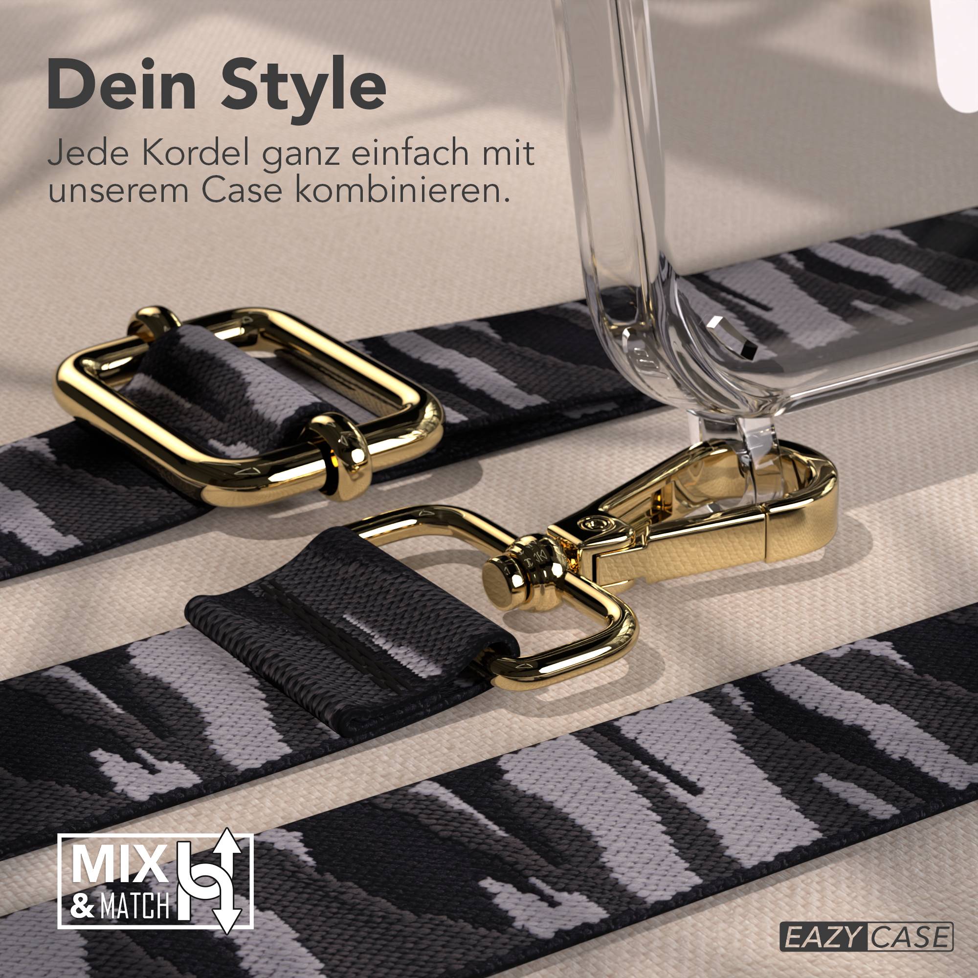 iPhone 15 Pro MagSafe Handykette mit Boho Band verstellbar