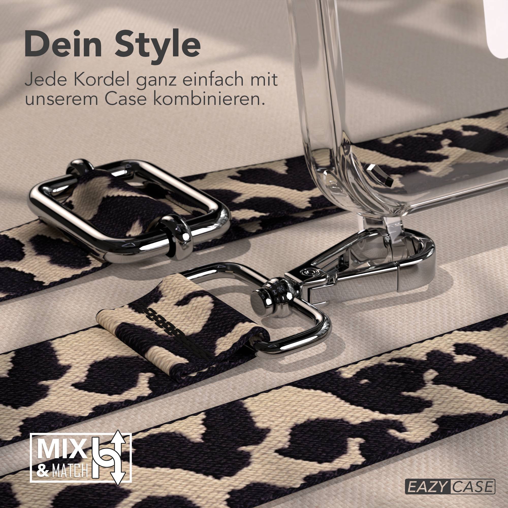 iPhone 15 Pro MagSafe Handykette mit Boho Band verstellbar