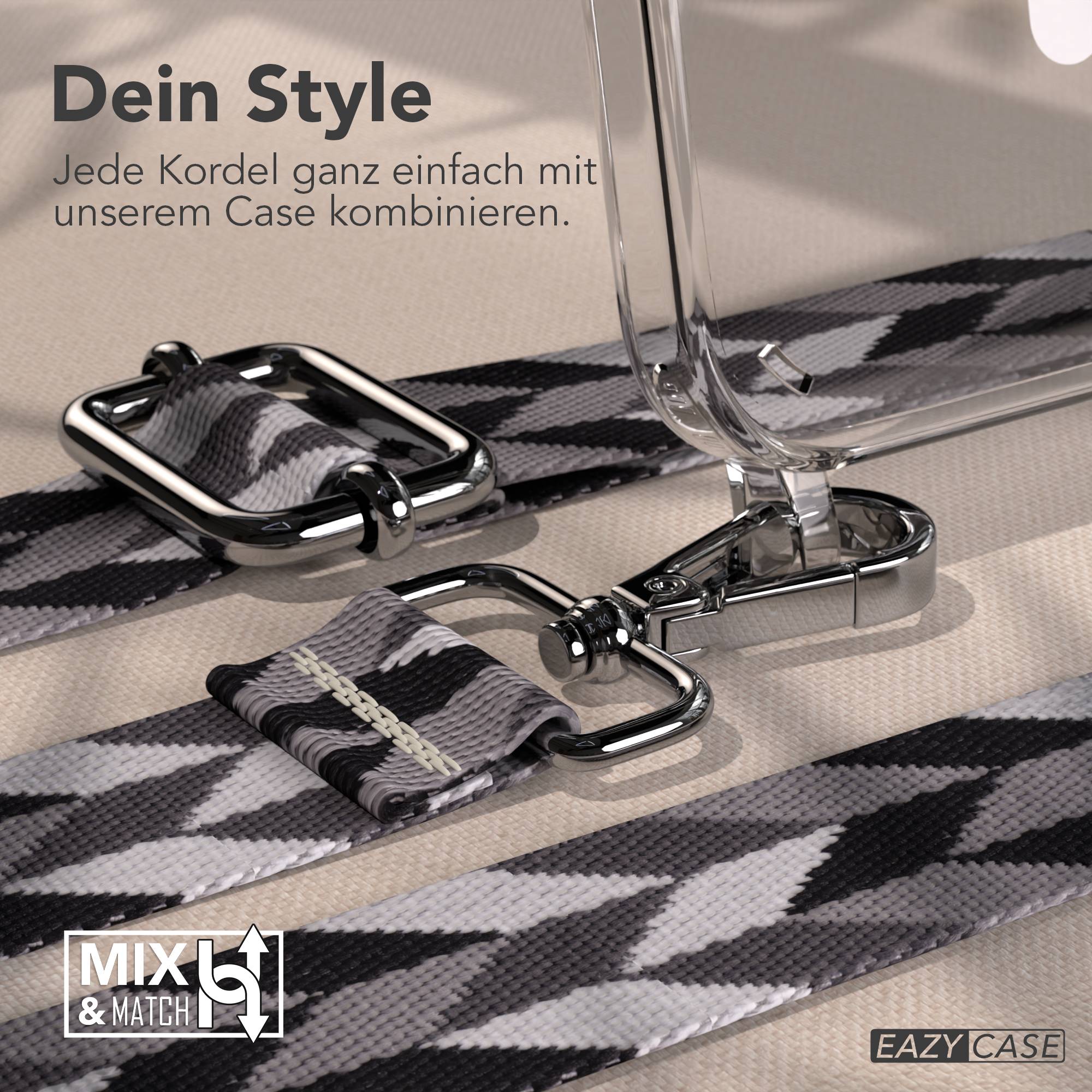 iPhone 15 Plus MagSafe Handykette mit verstellbarem Boho Band Umhängeriemen