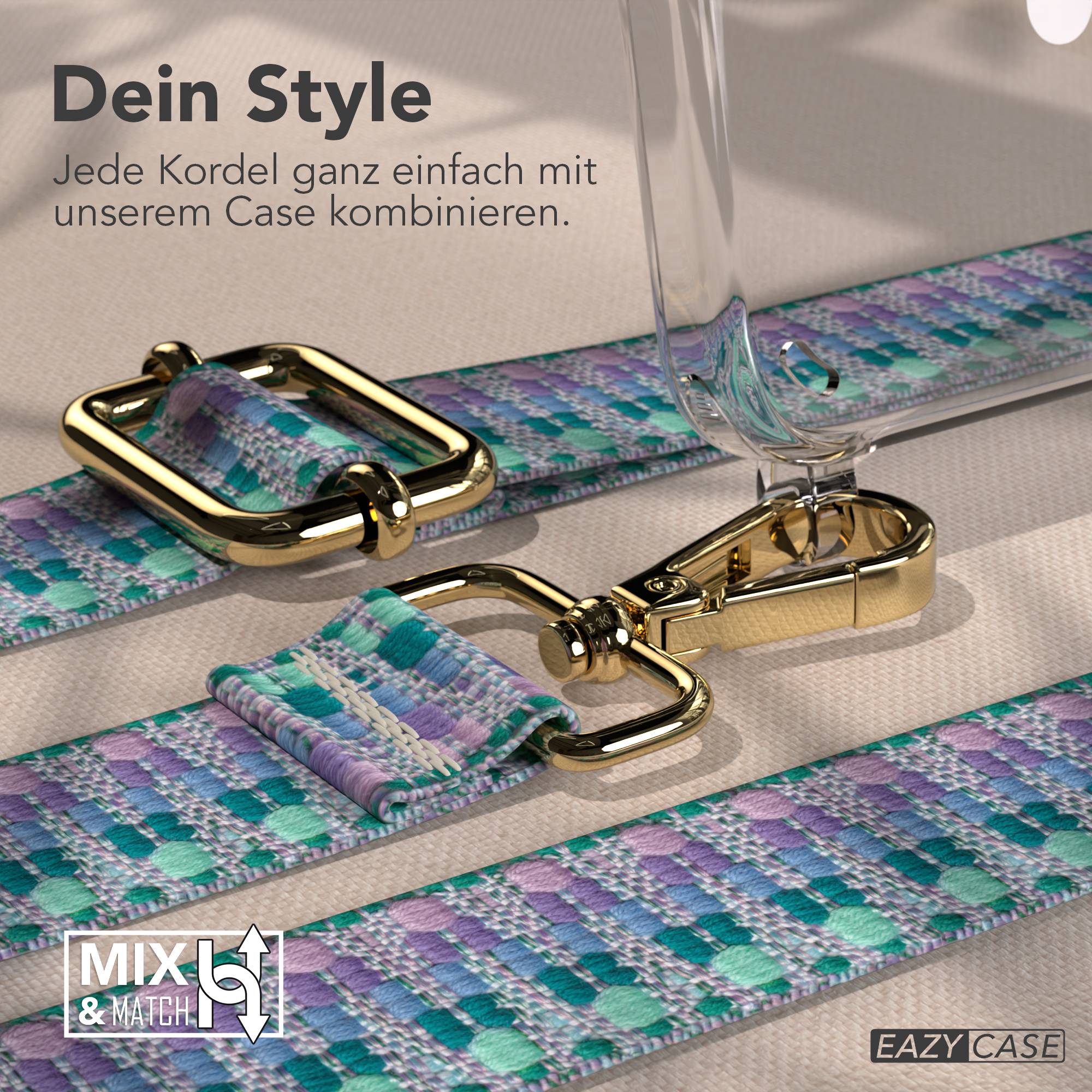 Samsung Galaxy S24 Handykette MagSafe mit Boho Band verstellbar