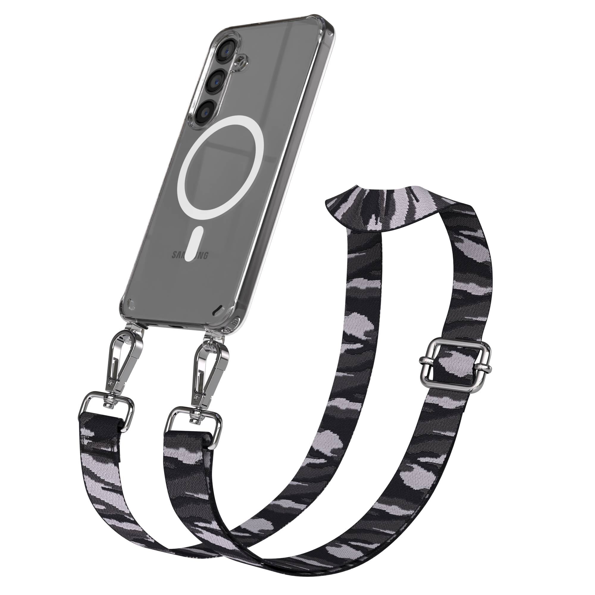 Samsung Galaxy S24 Handykette MagSafe mit Boho Band verstellbar