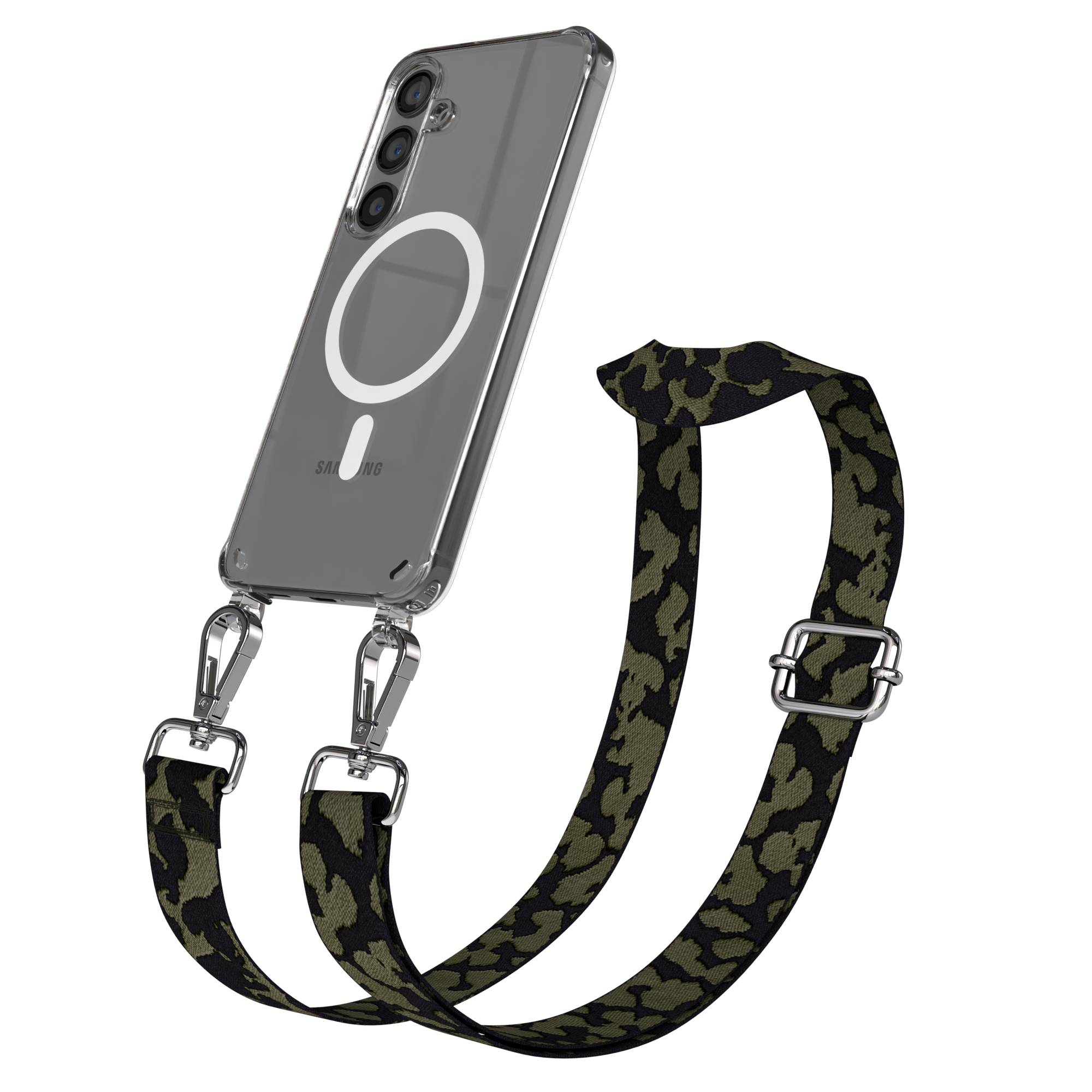 Samsung Galaxy S24 Handykette MagSafe mit Boho Band verstellbar