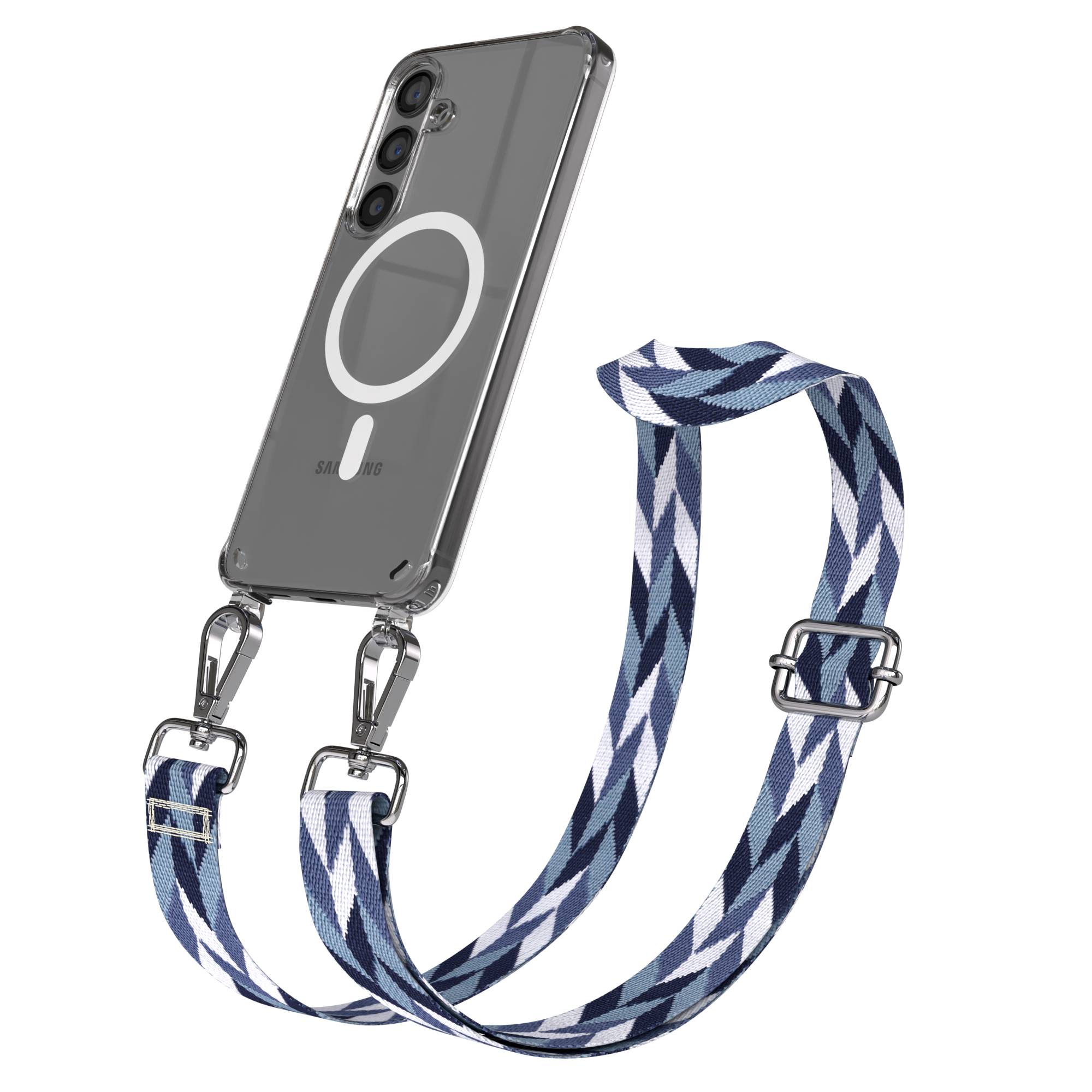 Samsung Galaxy S24 Handykette MagSafe mit Boho Band verstellbar