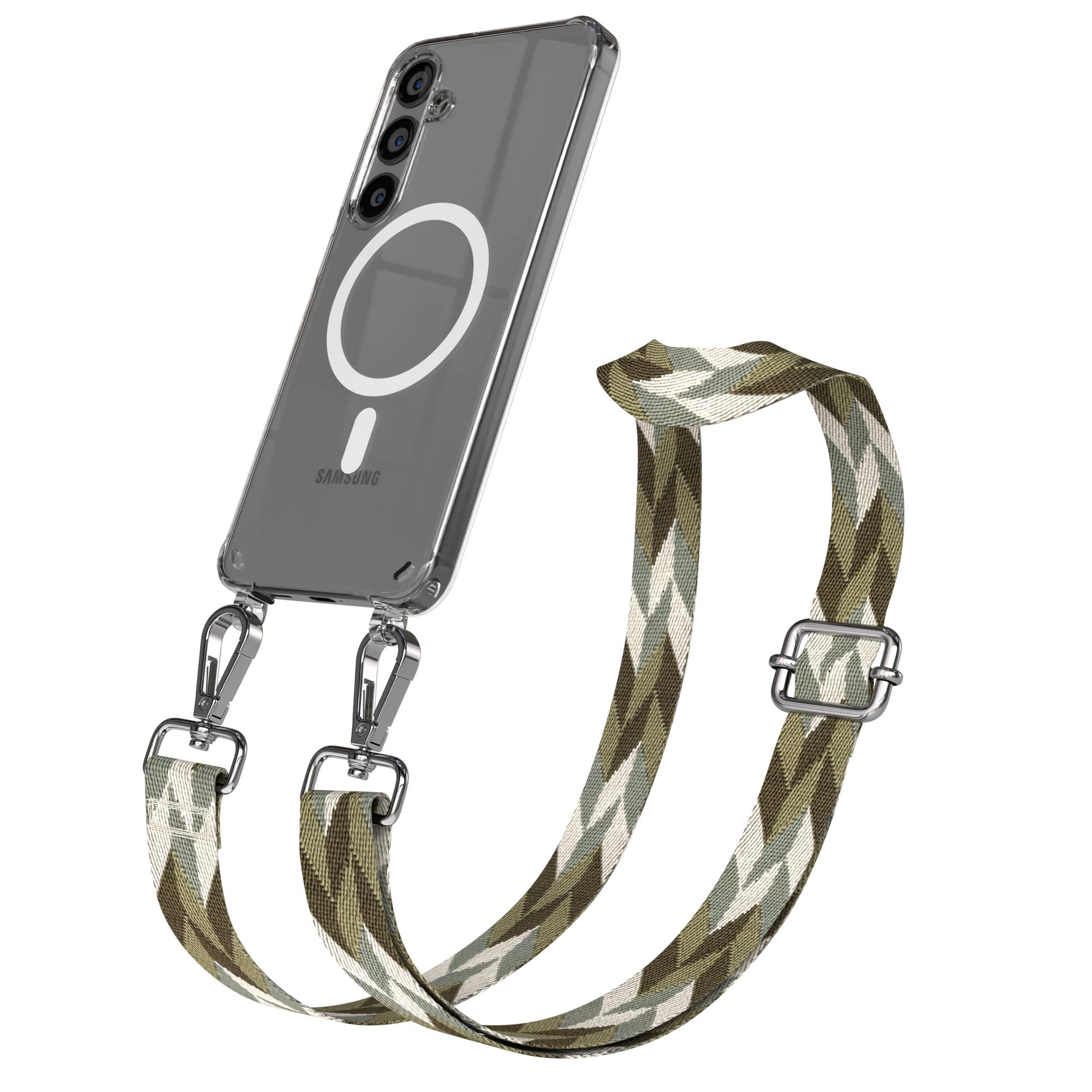 Samsung Galaxy S24 Plus Handykette MagSafe Boho Band verstellbar EAZY CASE