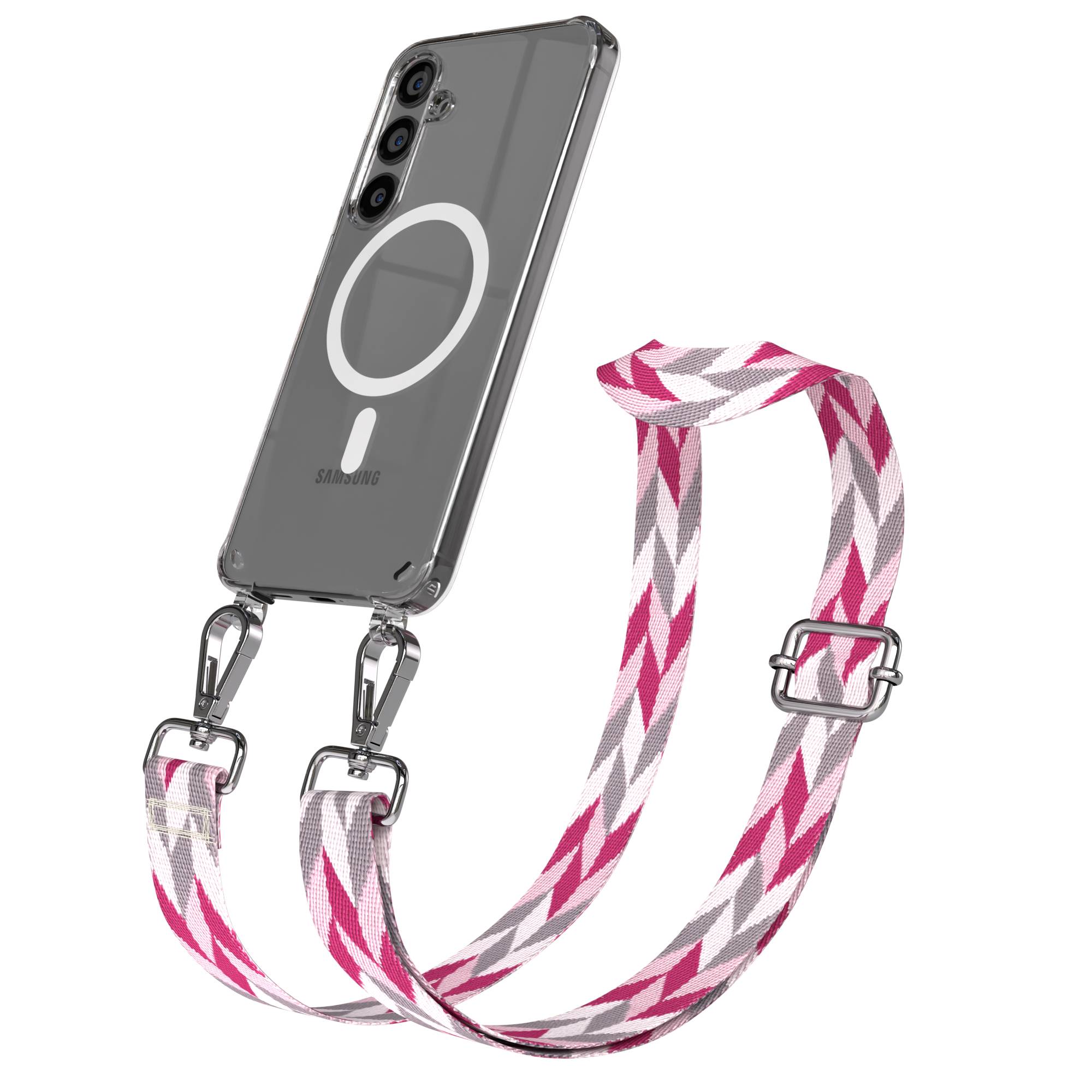 Samsung Galaxy S24 Plus Handykette MagSafe Boho Band verstellbar EAZY CASE
