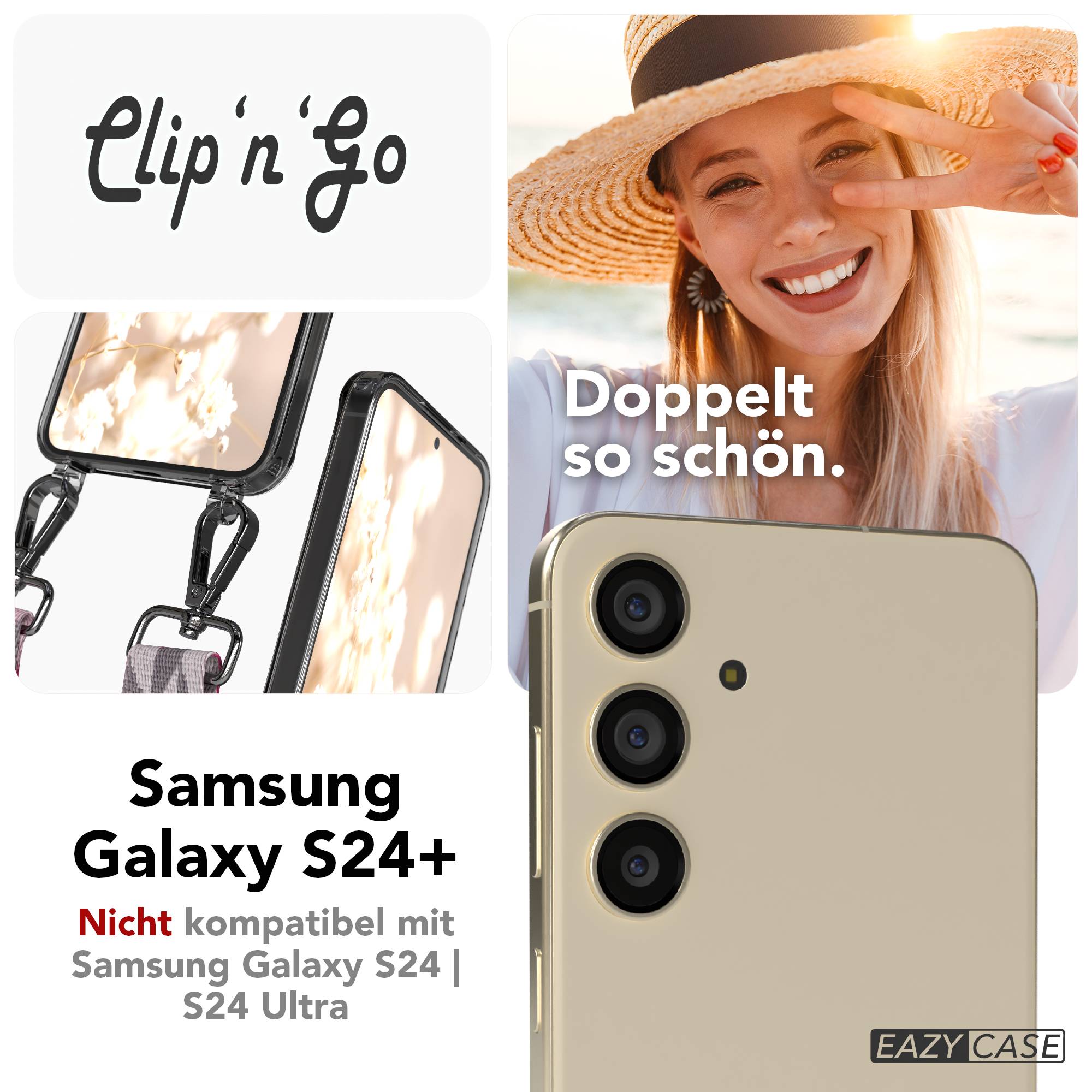 Samsung Galaxy S24 Plus Handykette MagSafe Boho Band verstellbar EAZY CASE