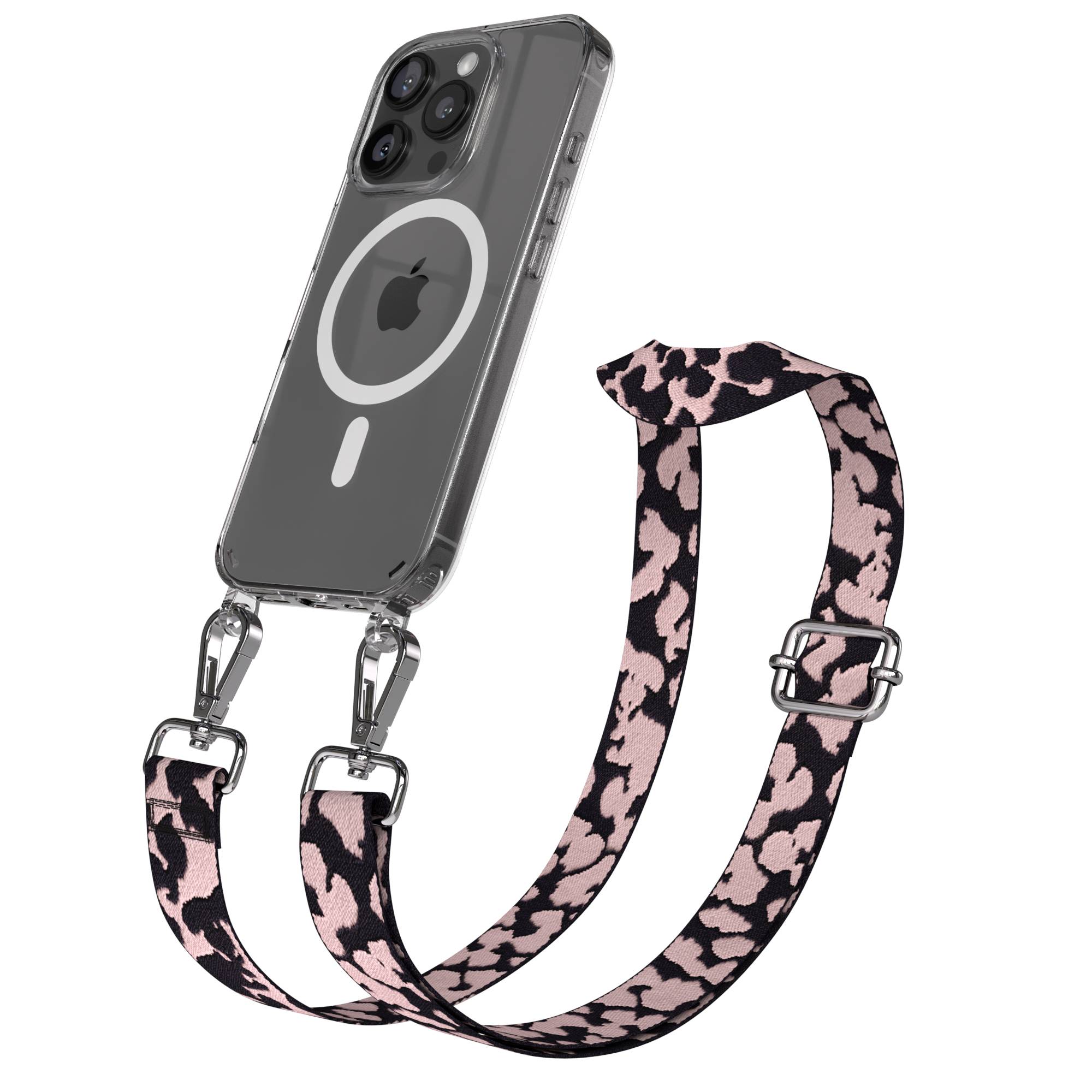 iPhone 16 Pro MagSafe Handykette mit Boho Band Umhängeband