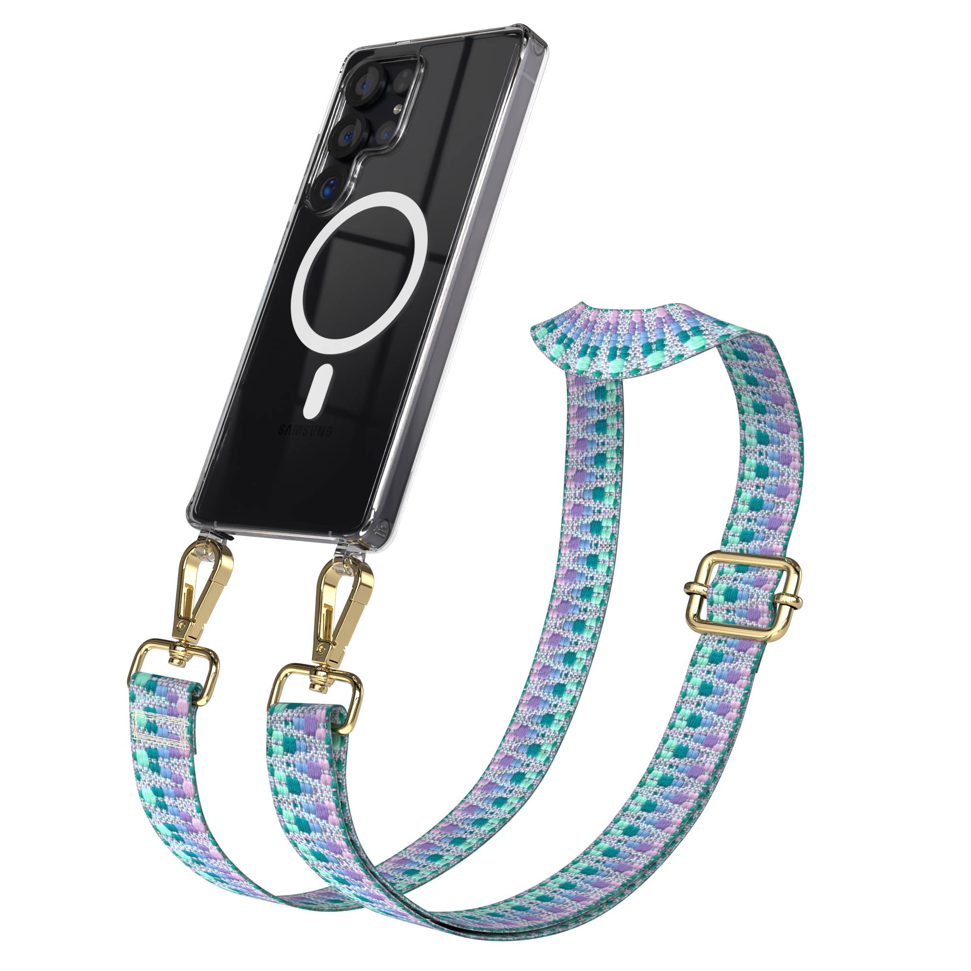Samsung Galaxy S25 Ultra Handykette MagSafe Boho Band verstellbar