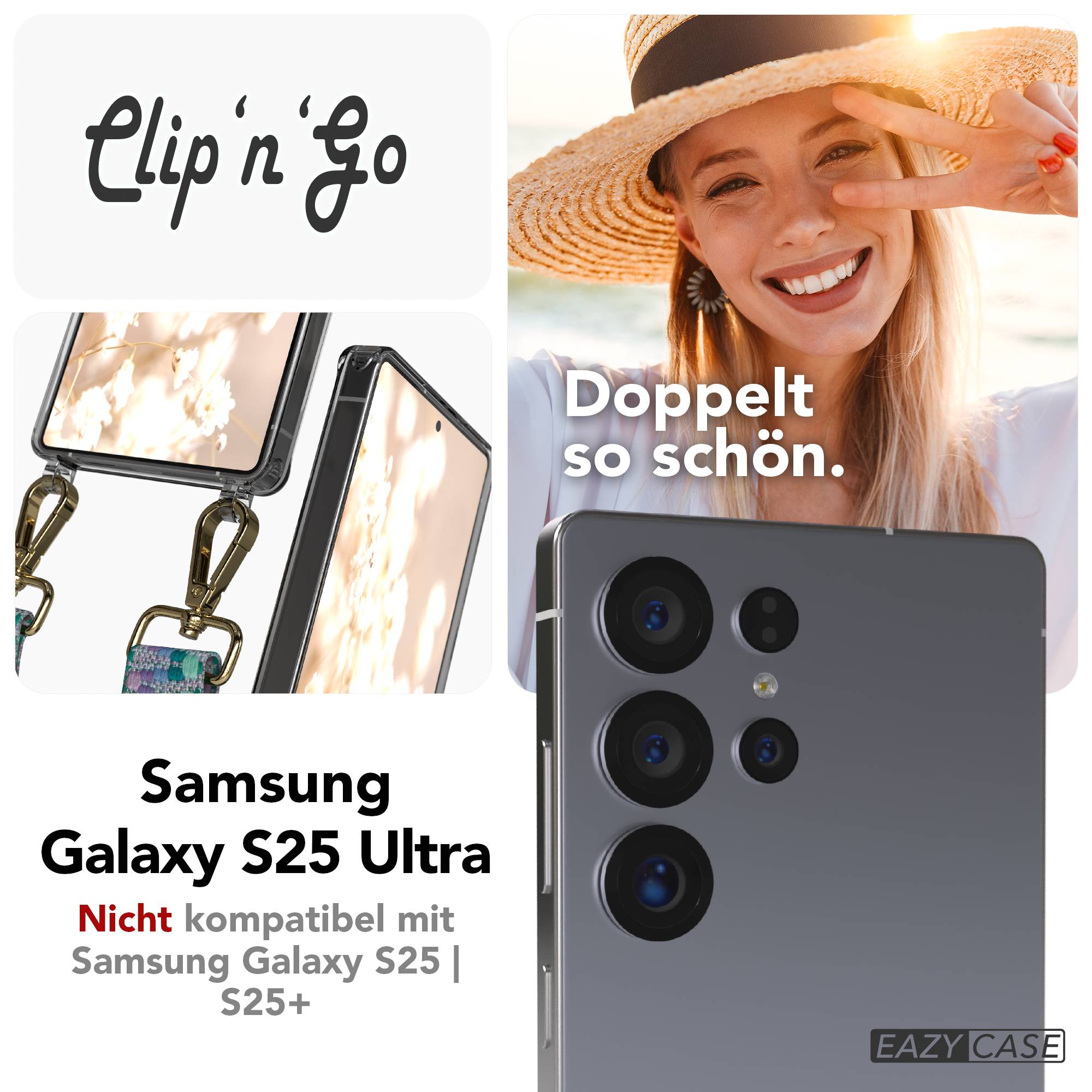 Samsung Galaxy S25 Ultra Handykette MagSafe Boho Band verstellbar
