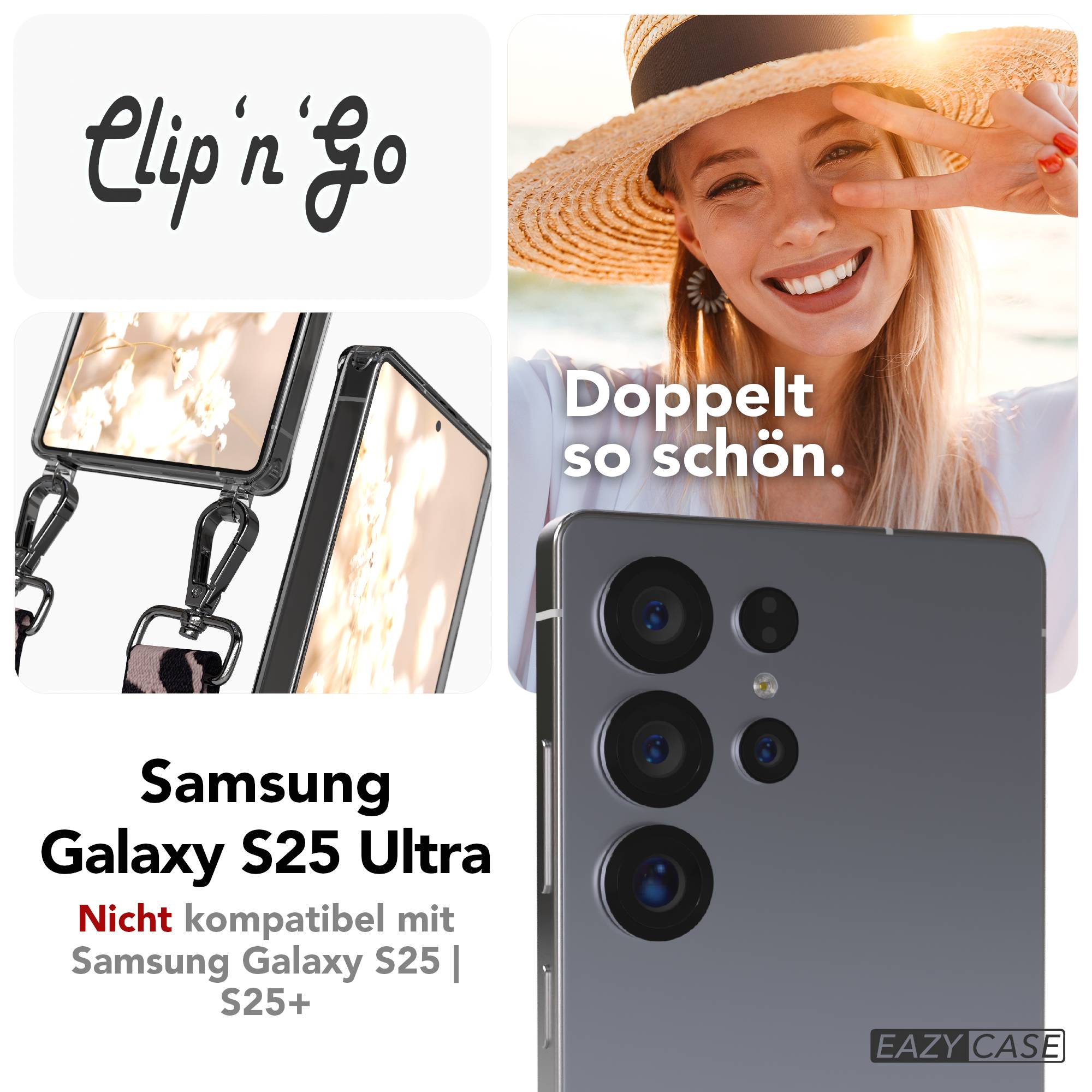 Samsung Galaxy S25 Ultra Handykette MagSafe Boho Band verstellbar