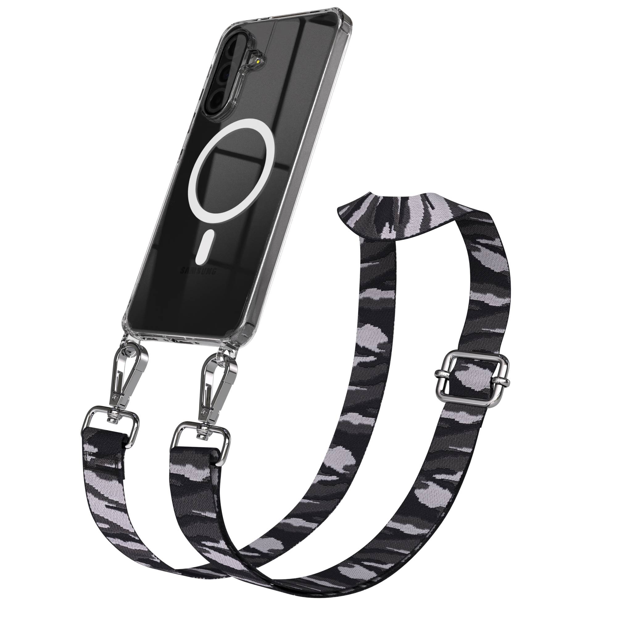 Samsung Galaxy A36 Handykette MagSafe Hülle mit verstellbarem Boho Trageriemen