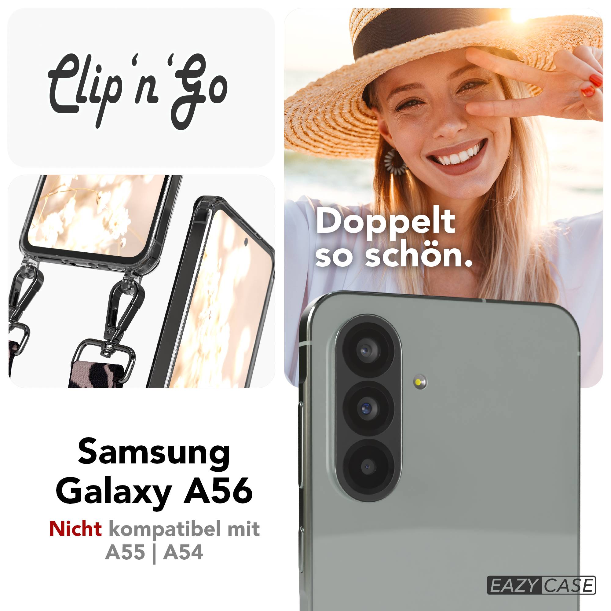 Samsung Galaxy A56 Handykette MagSafe Boho Band verstellbar EAZY CASE