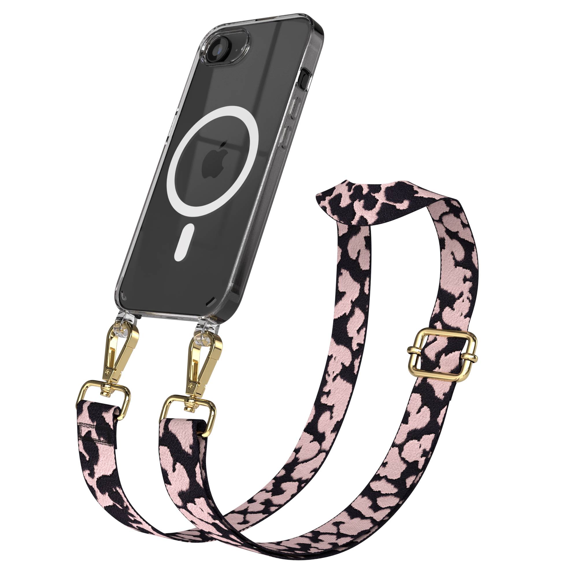 iPhone 16e MagSafe Handykette mit Boho Band zum Umhängen