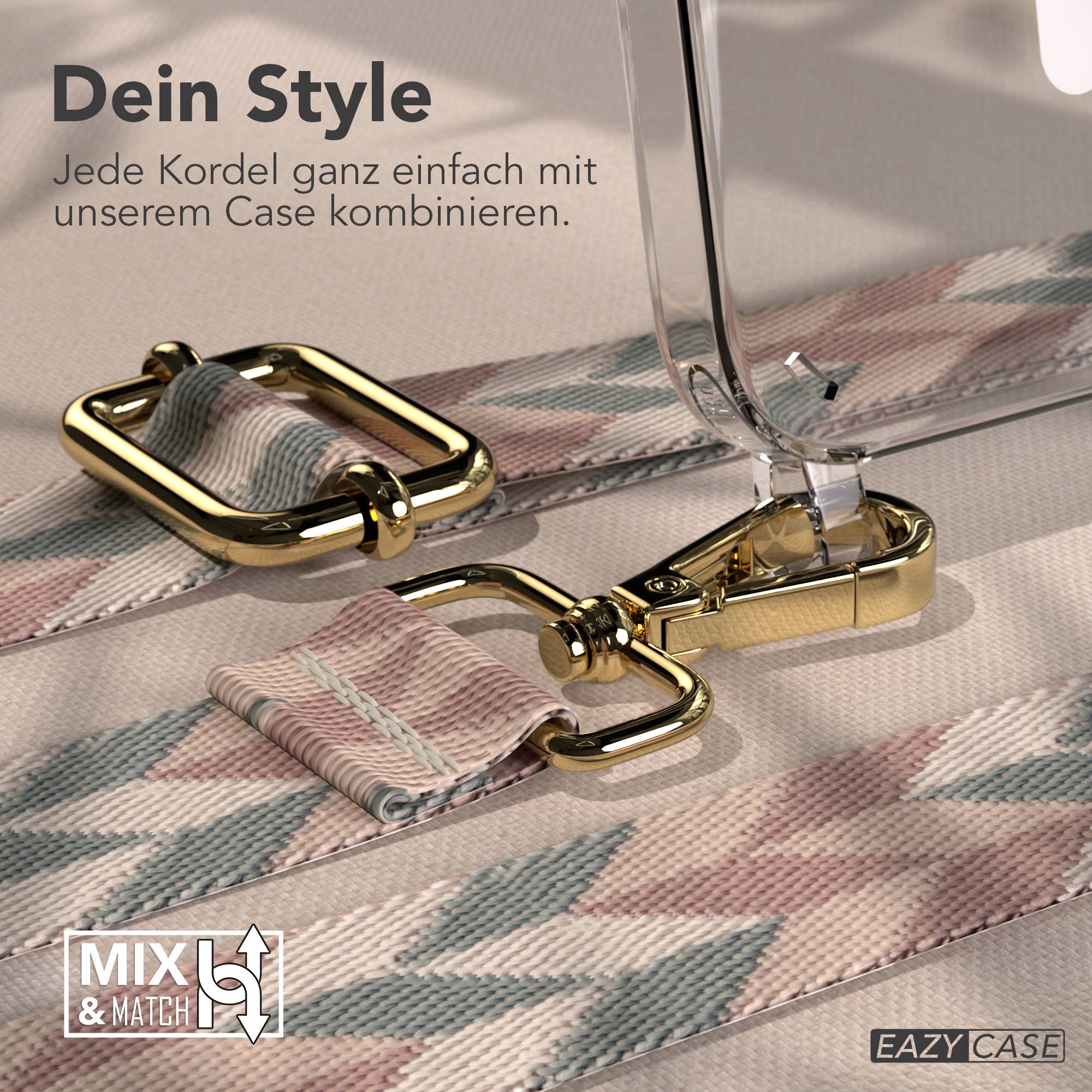 iPhone 16e MagSafe Handykette mit Boho Band zum Umhängen