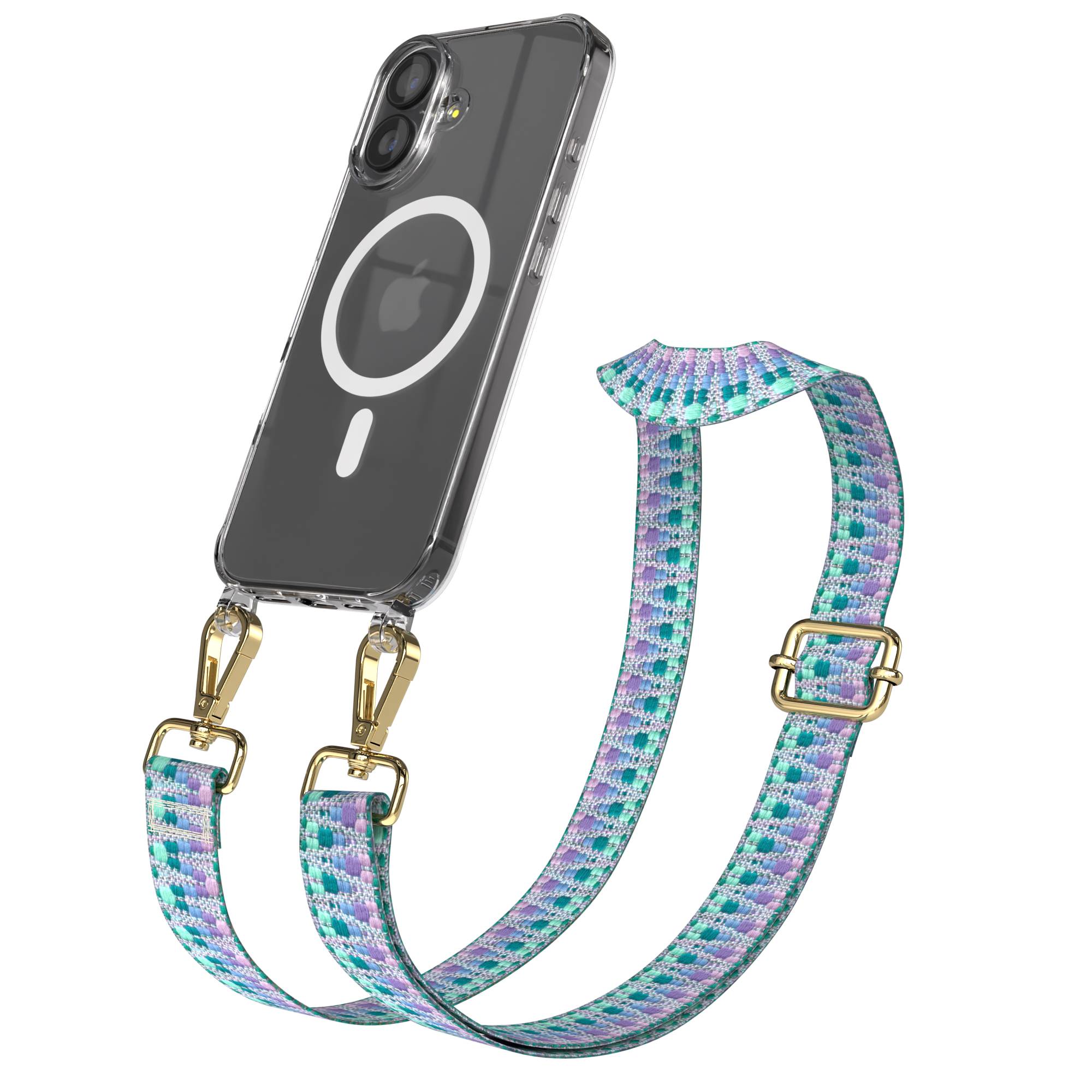 iPhone 17 MagSafe Handykette mit Boho Band verstellbar EAZY CASE