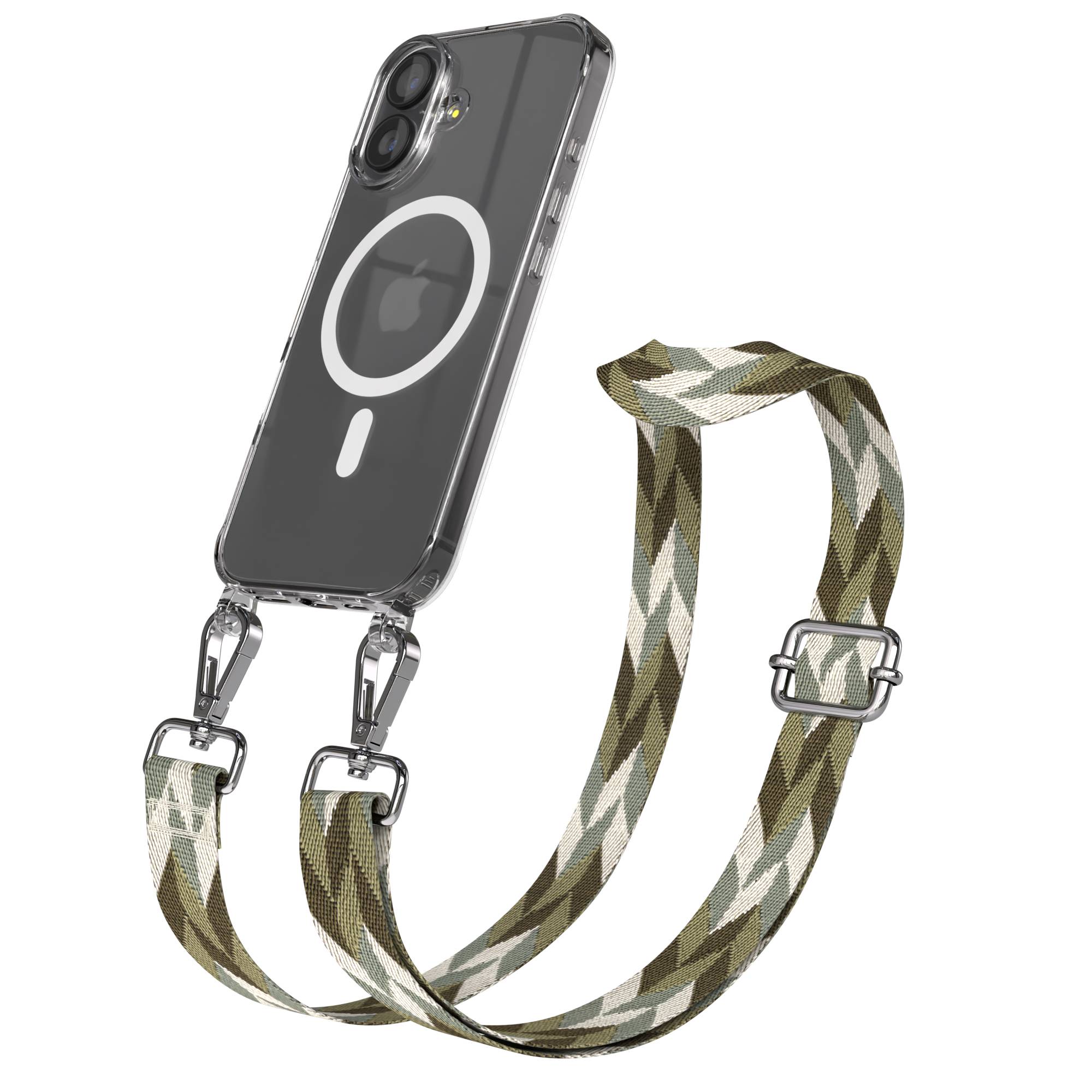 iPhone 17 MagSafe Handykette mit Boho Band verstellbar EAZY CASE