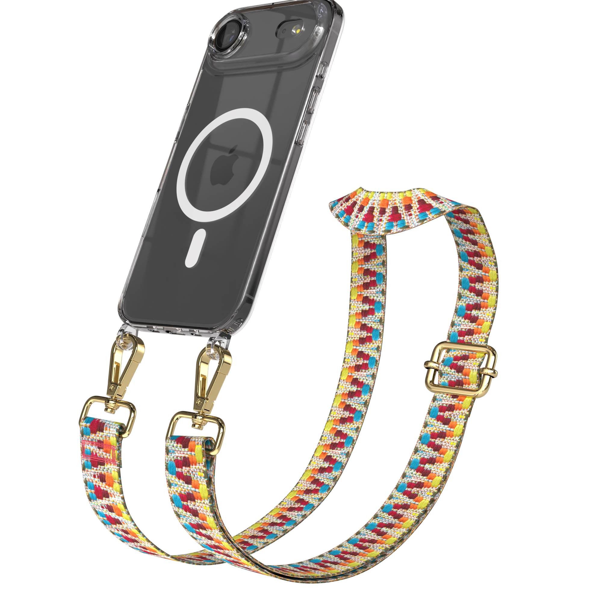 iPhone Air MagSafe Handykette mit Boho Band verstellbar