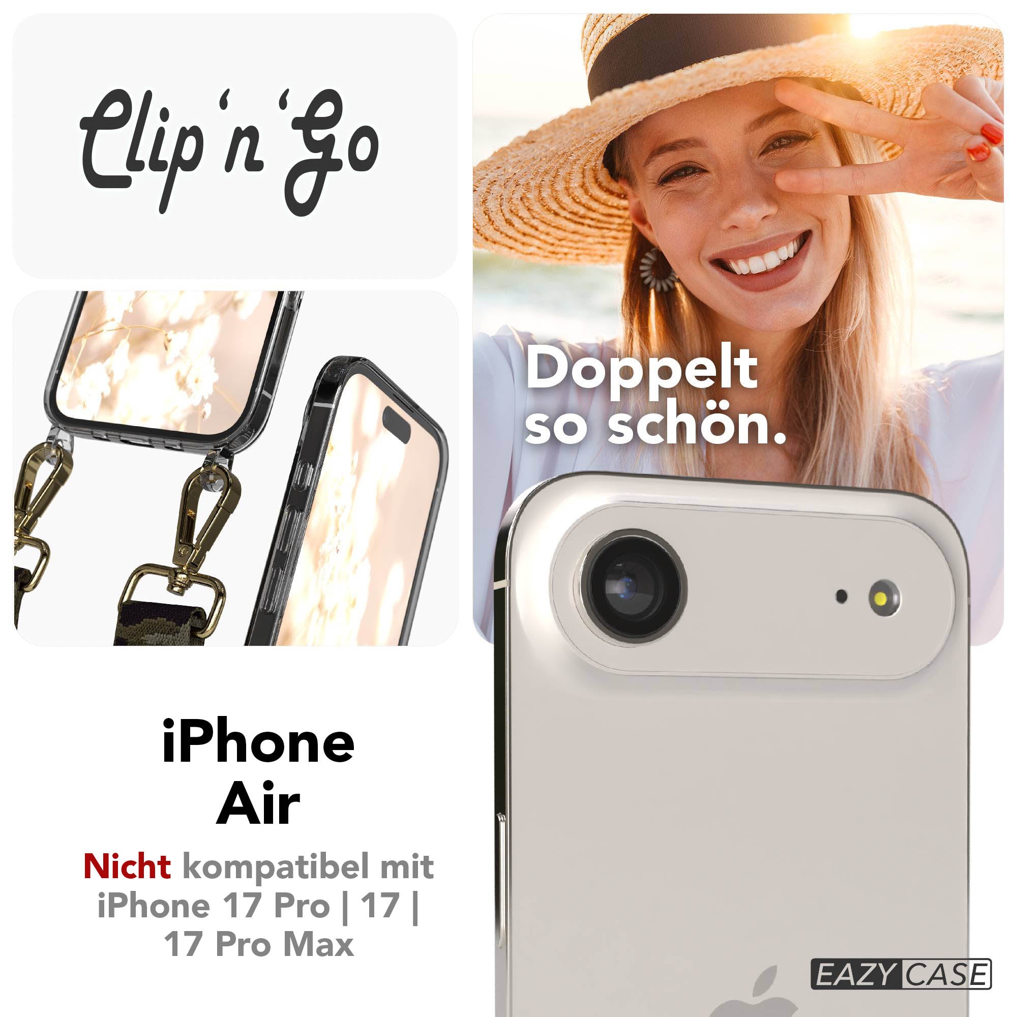 iPhone Air MagSafe Handykette mit Boho Band verstellbar