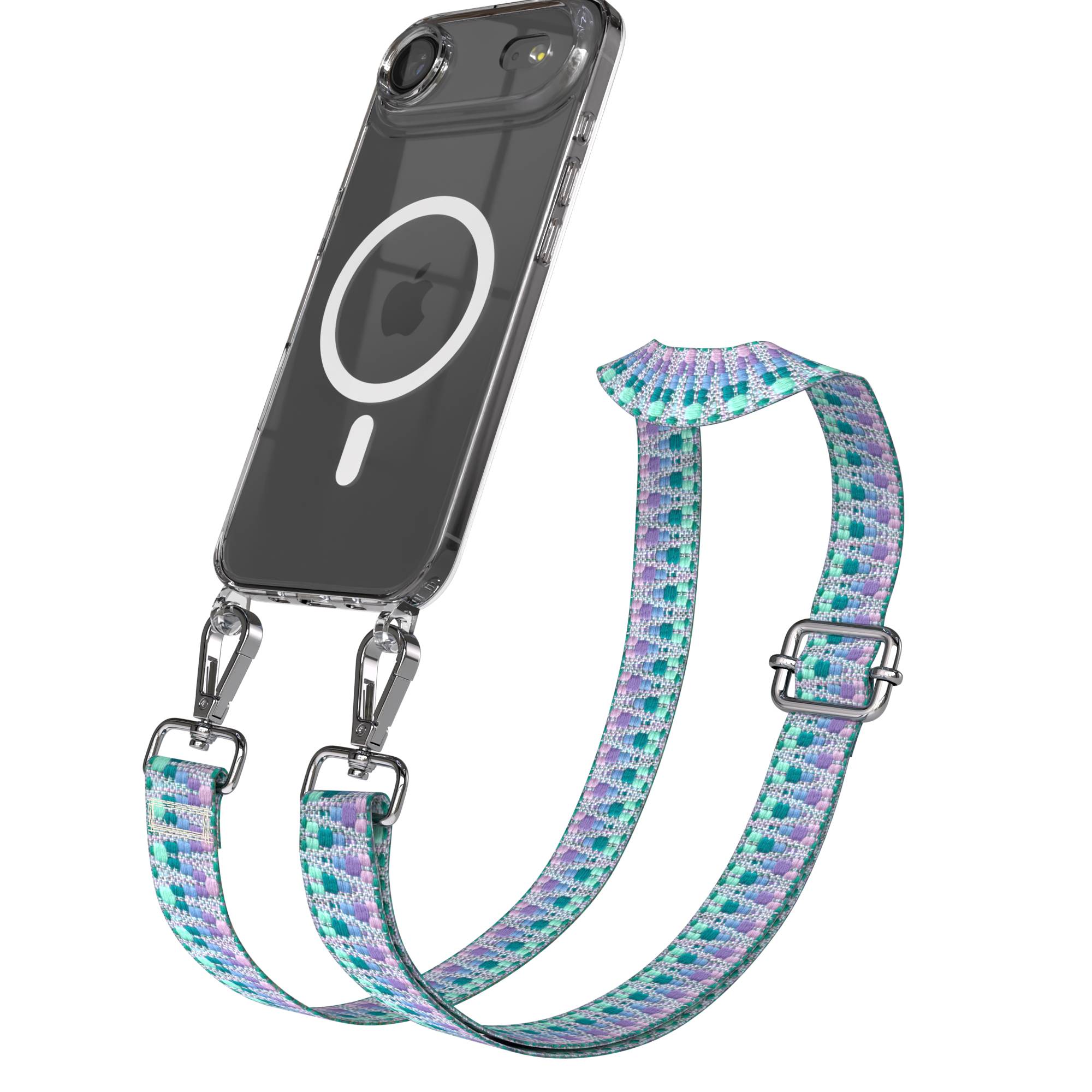 iPhone Air MagSafe Handykette mit Boho Band verstellbar