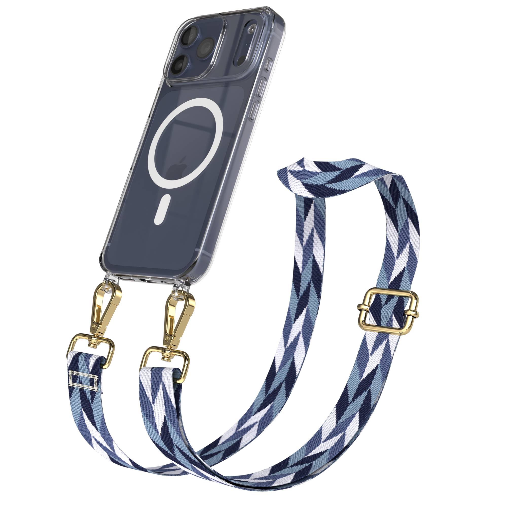 iPhone 17 Pro Max Handykette mit MagSafe und verstellbarem Boho Band