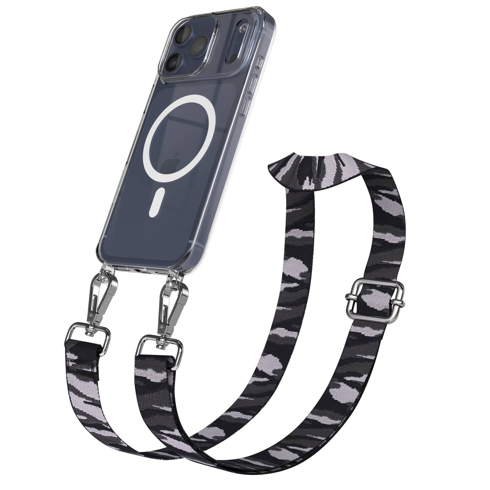 iPhone 17 Pro Max Handykette mit MagSafe und verstellbarem Boho Band