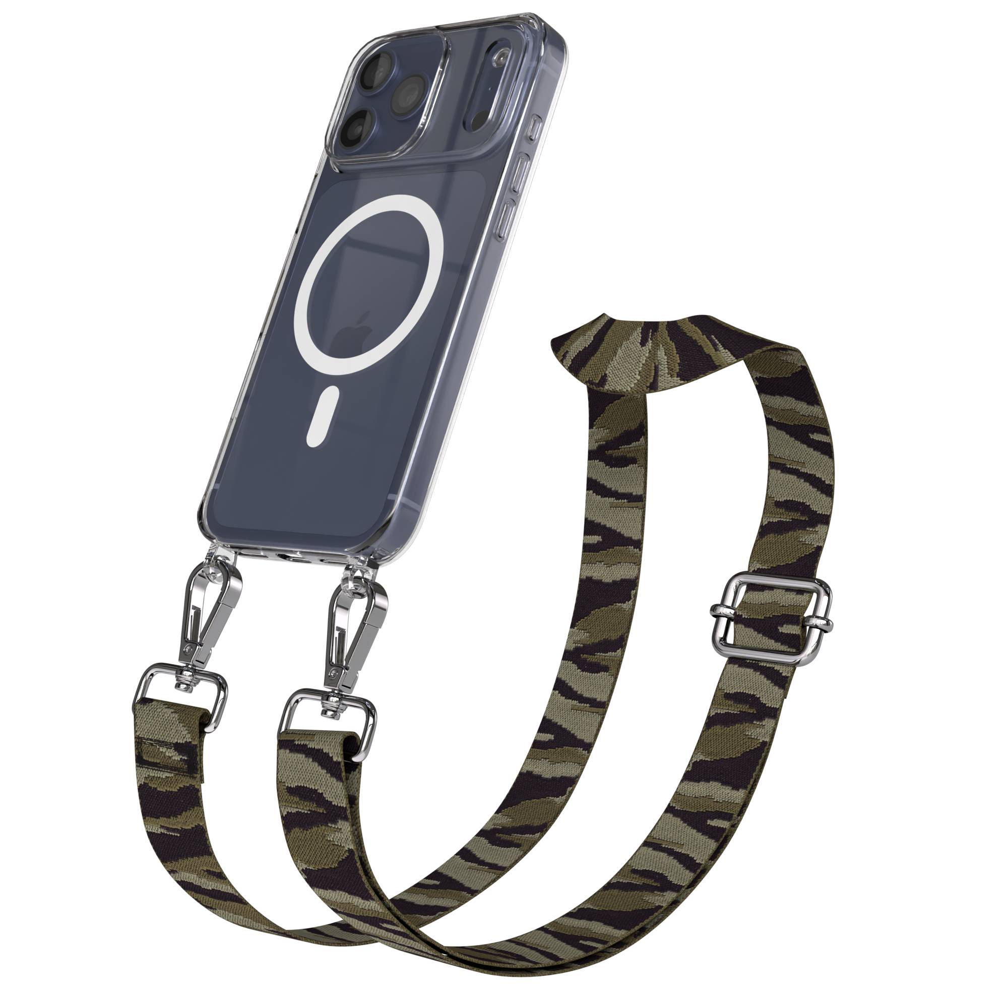 iPhone 17 Pro Max Handykette mit MagSafe und verstellbarem Boho Band