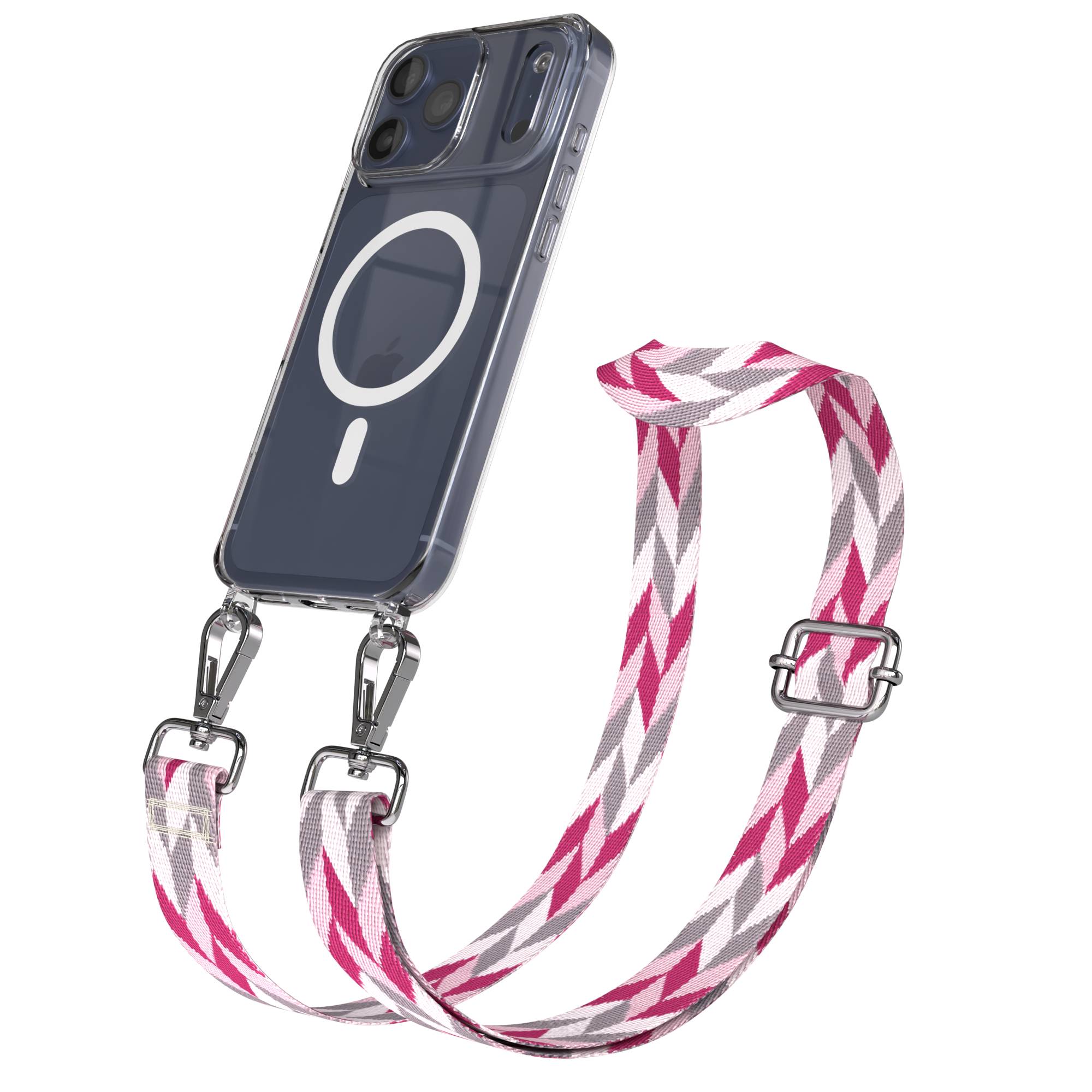 iPhone 17 Pro Max Handykette mit MagSafe und verstellbarem Boho Band