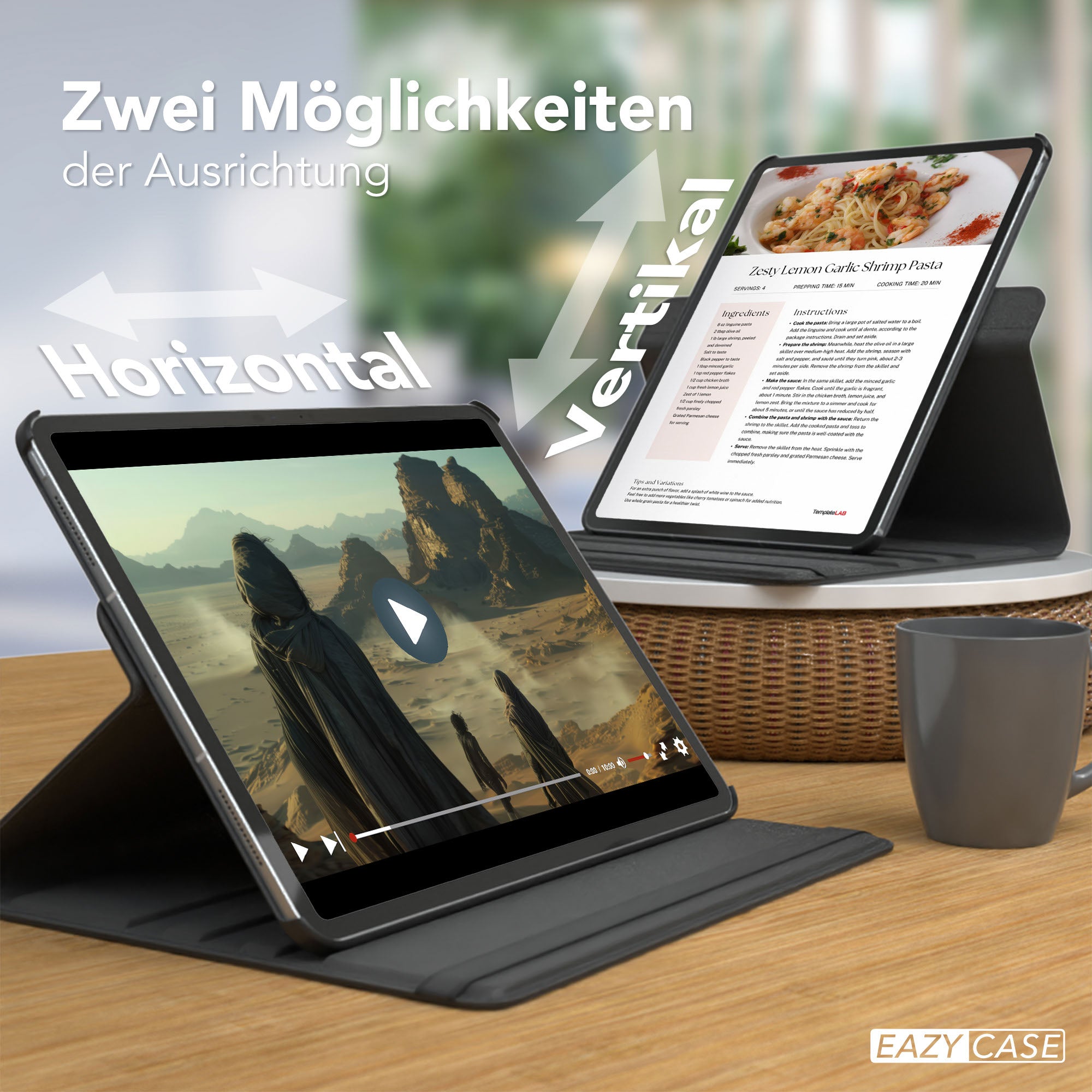 iPad Pro 13" (2025) drehbare Hülle