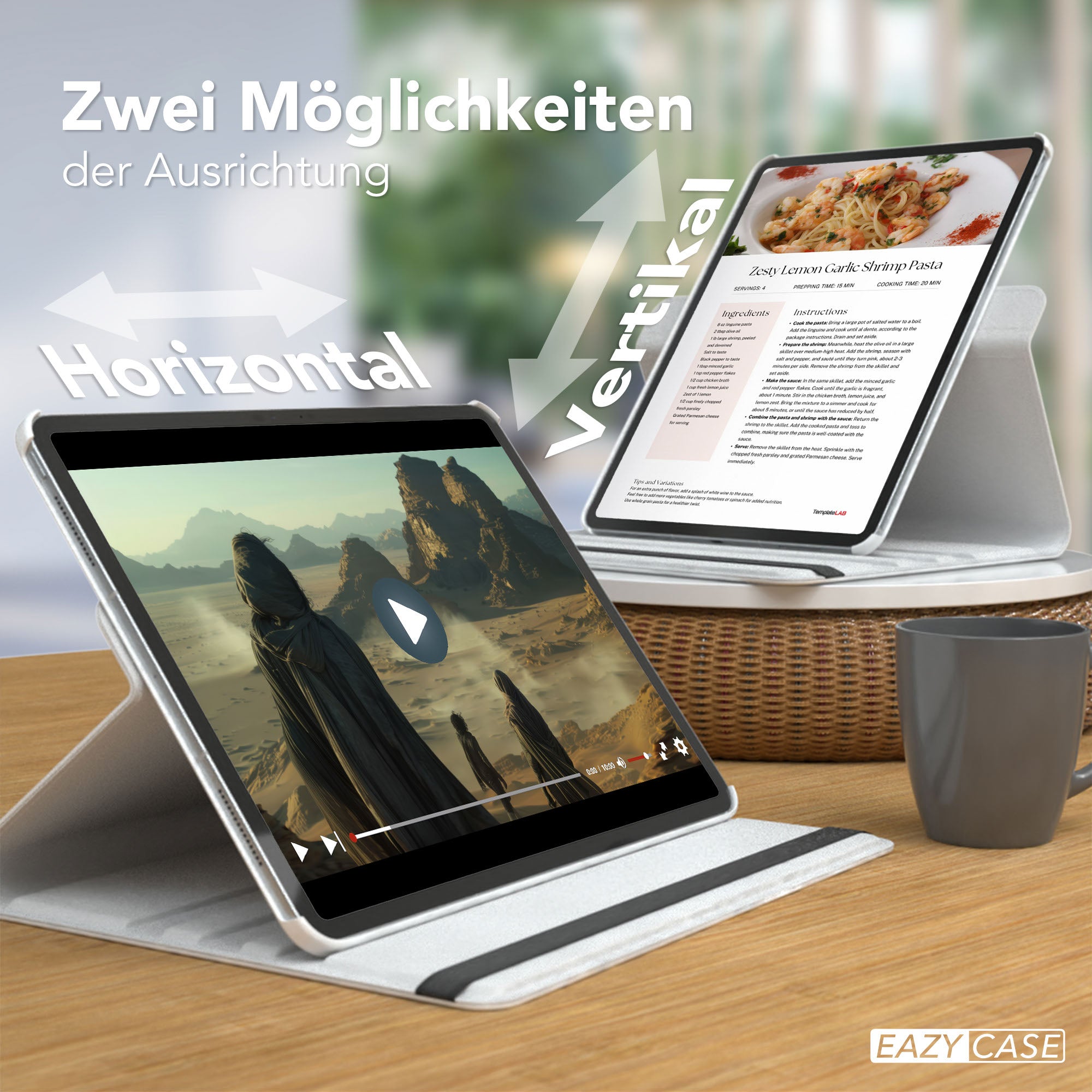 iPad Pro 13" (2025) drehbare Hülle