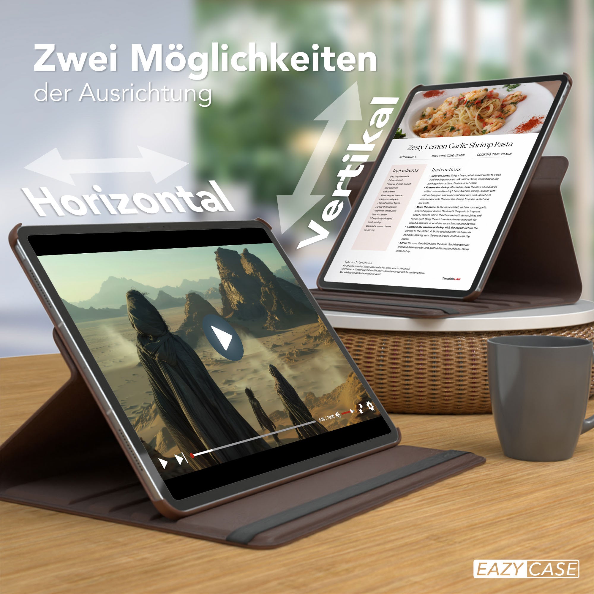 iPad Pro 13" (2025) drehbare Hülle