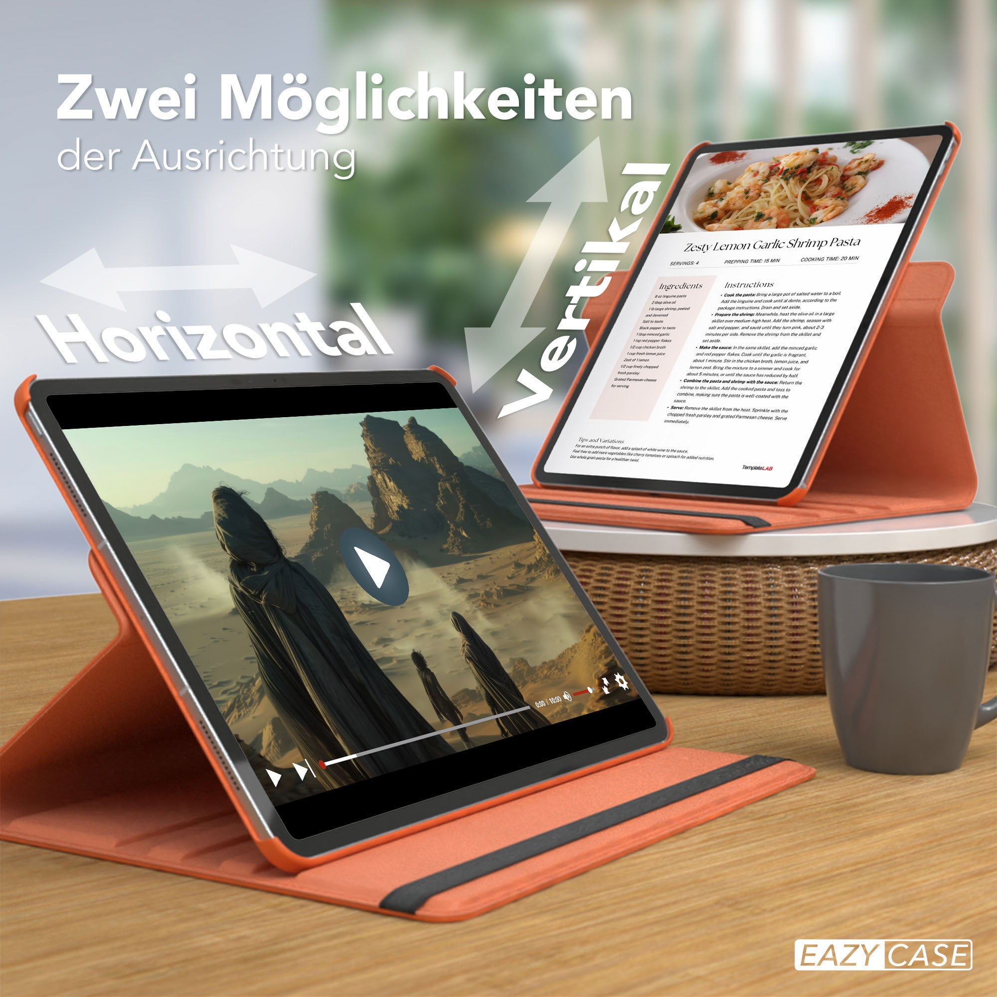 iPad Pro 13" (2025) drehbare Hülle