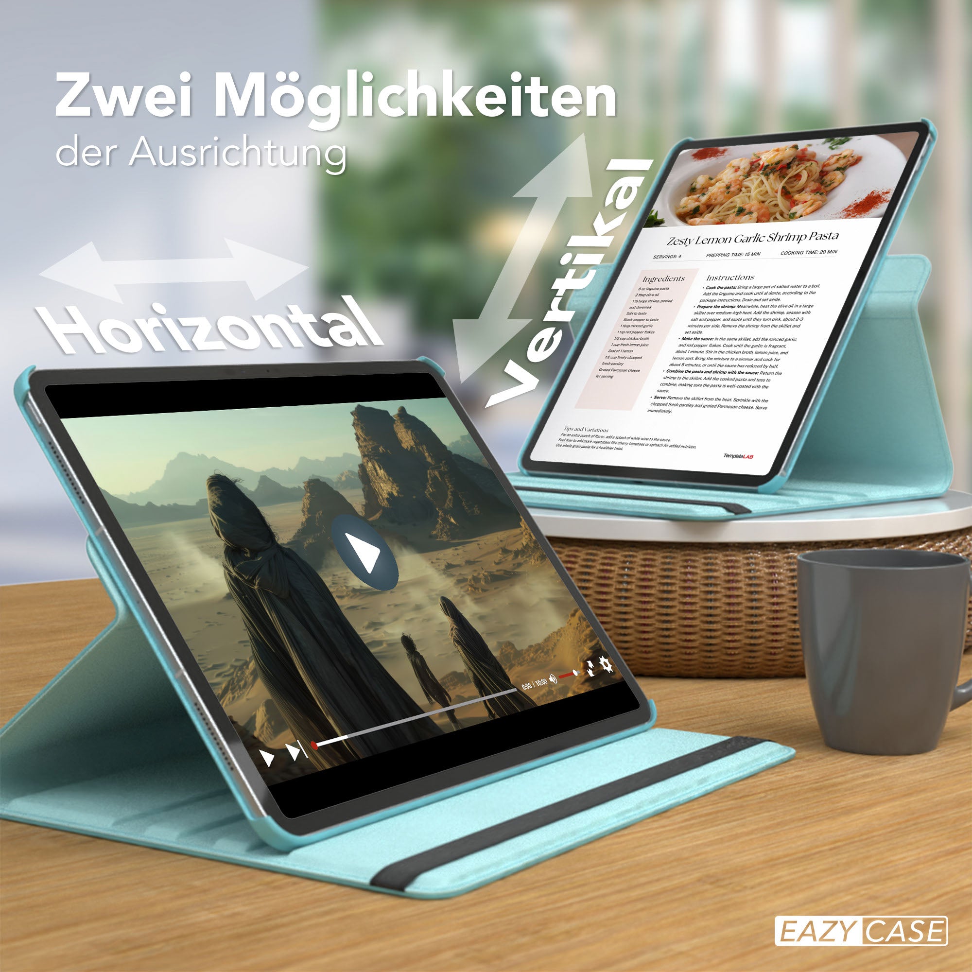 iPad Pro 13" (2025) drehbare Hülle