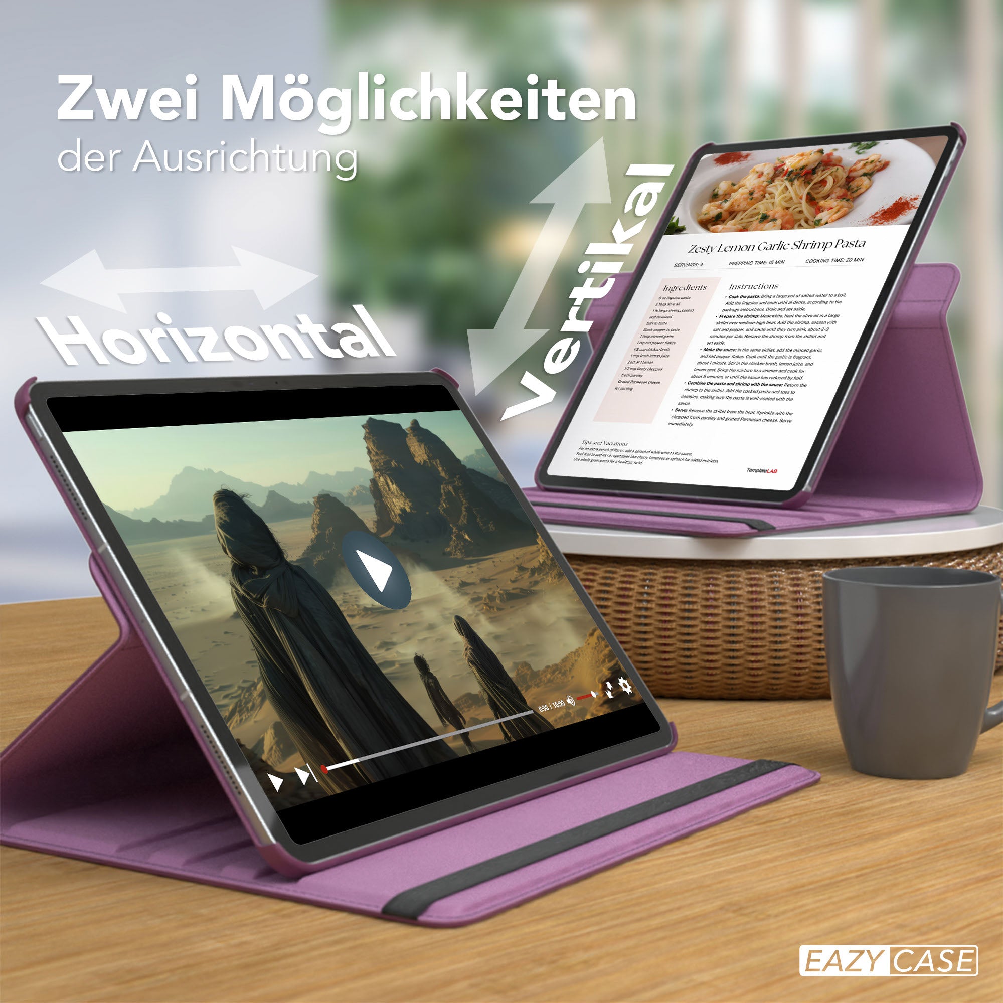 iPad Pro 13" (2025) drehbare Hülle