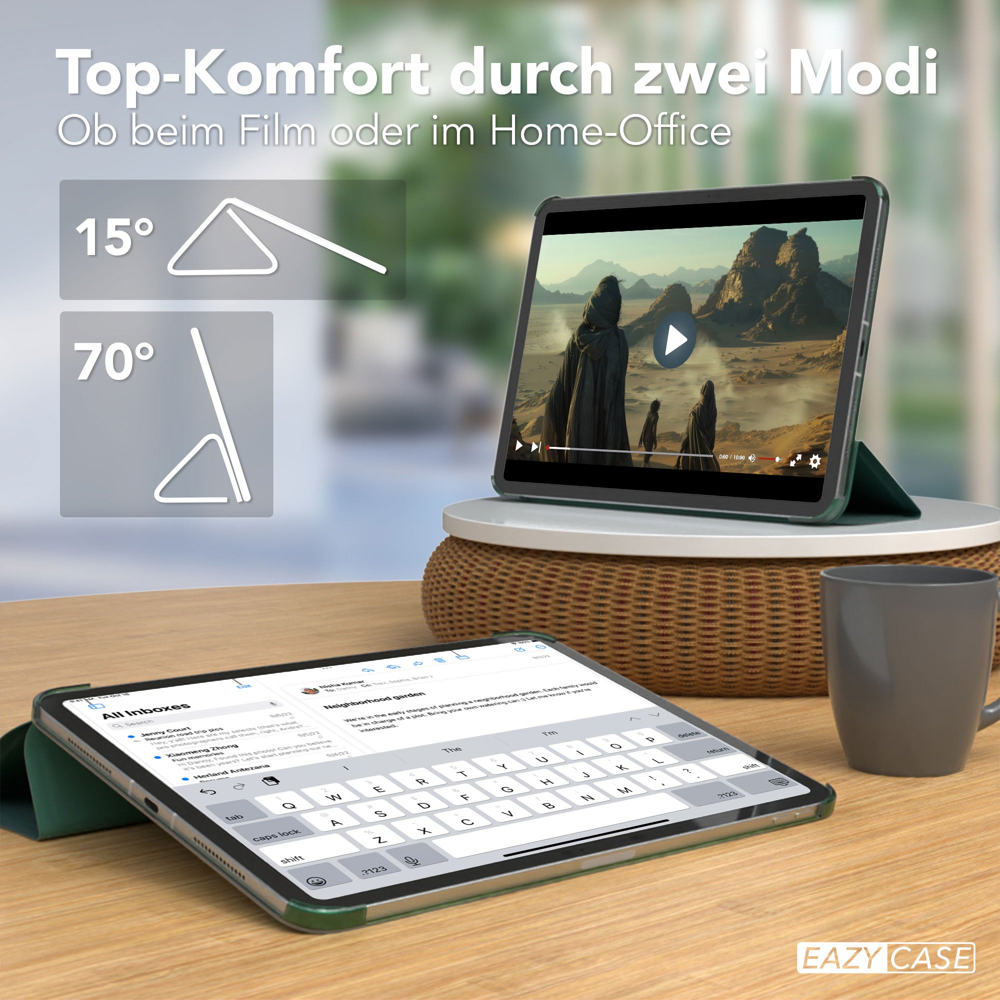 iPad Pro 11 Zoll 2025 Smartcase mit Aufstellfunktion von EAZY CASE