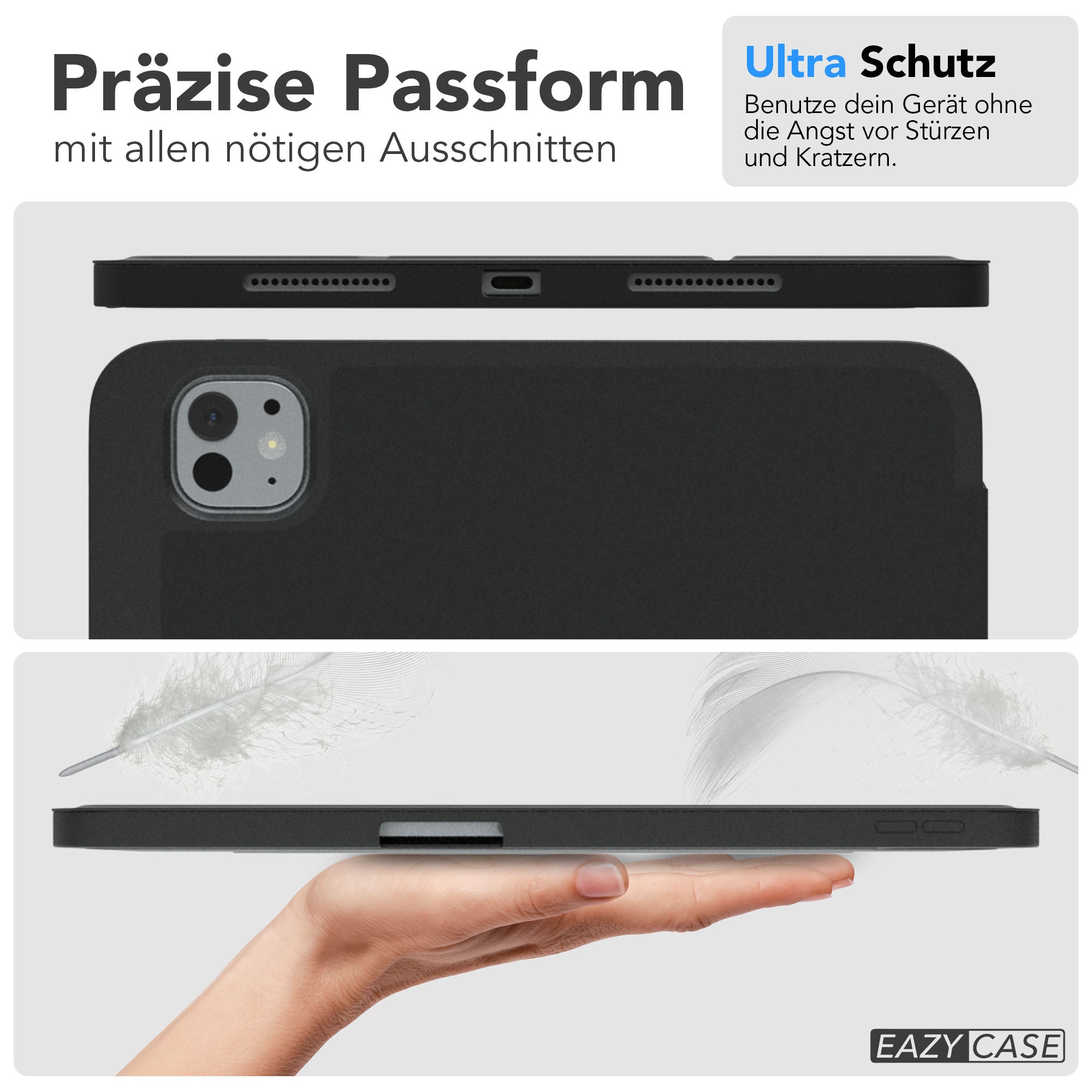 iPad Pro 11 Zoll Tablethülle mit Stifthalter Smartcase