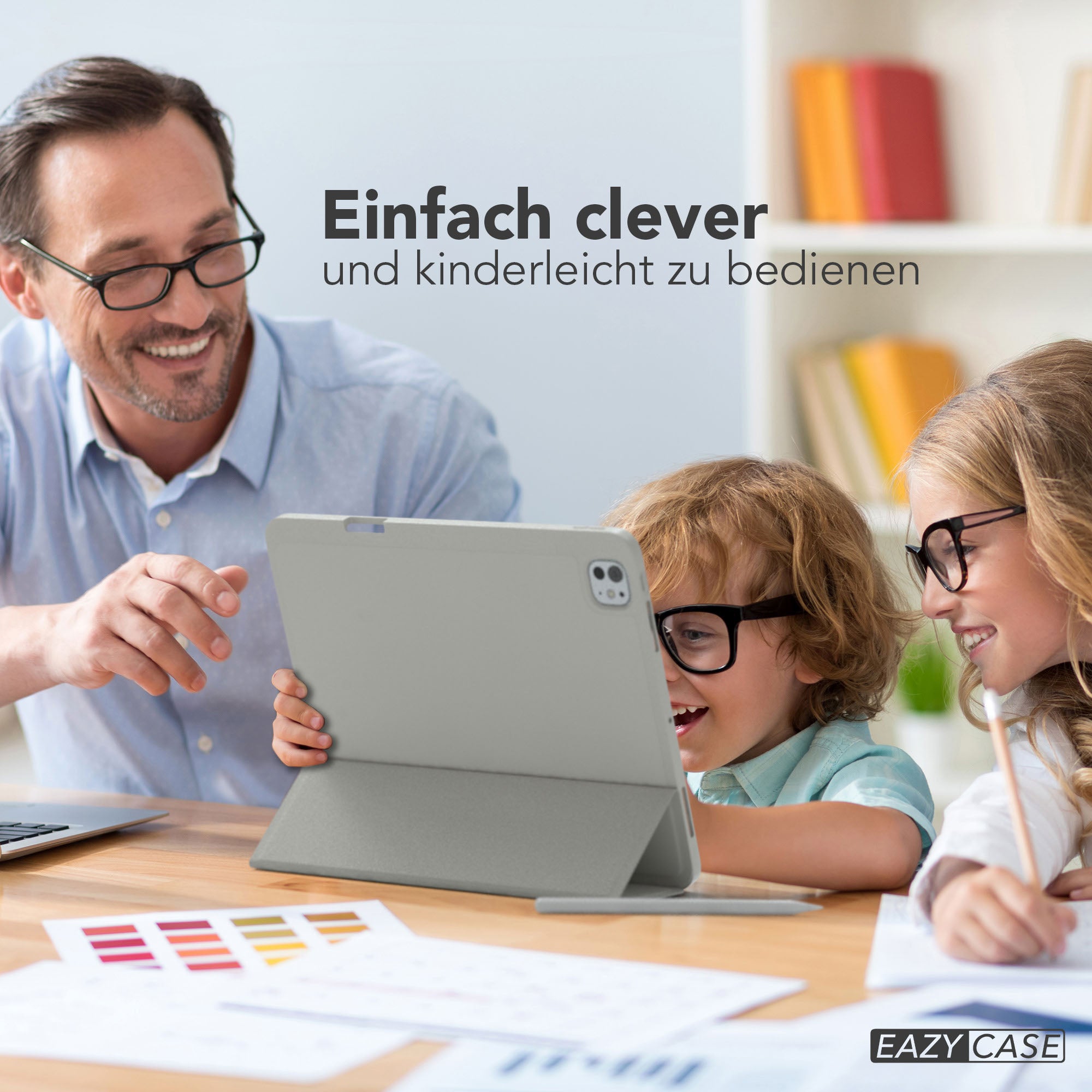 iPad Pro 13 Zoll 2025 Tablethülle mit Stifthalter und Aufstellfunktion