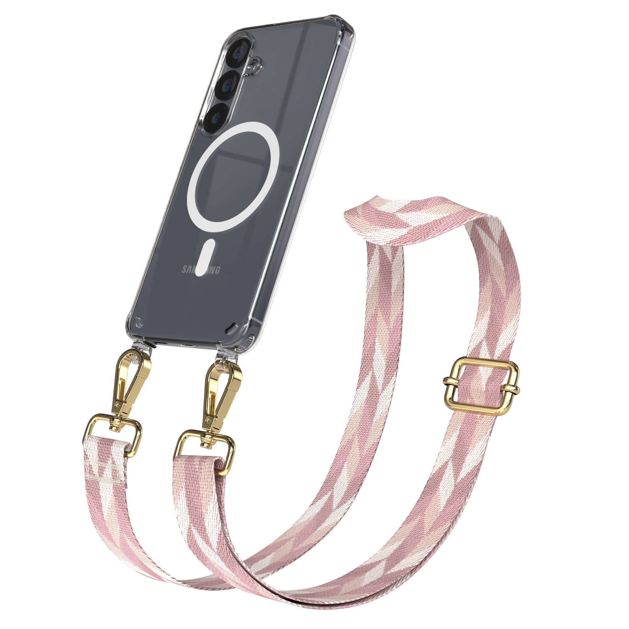 Samsung Galaxy S25 Handykette MagSafe mit verstellbarem Boho Band Set