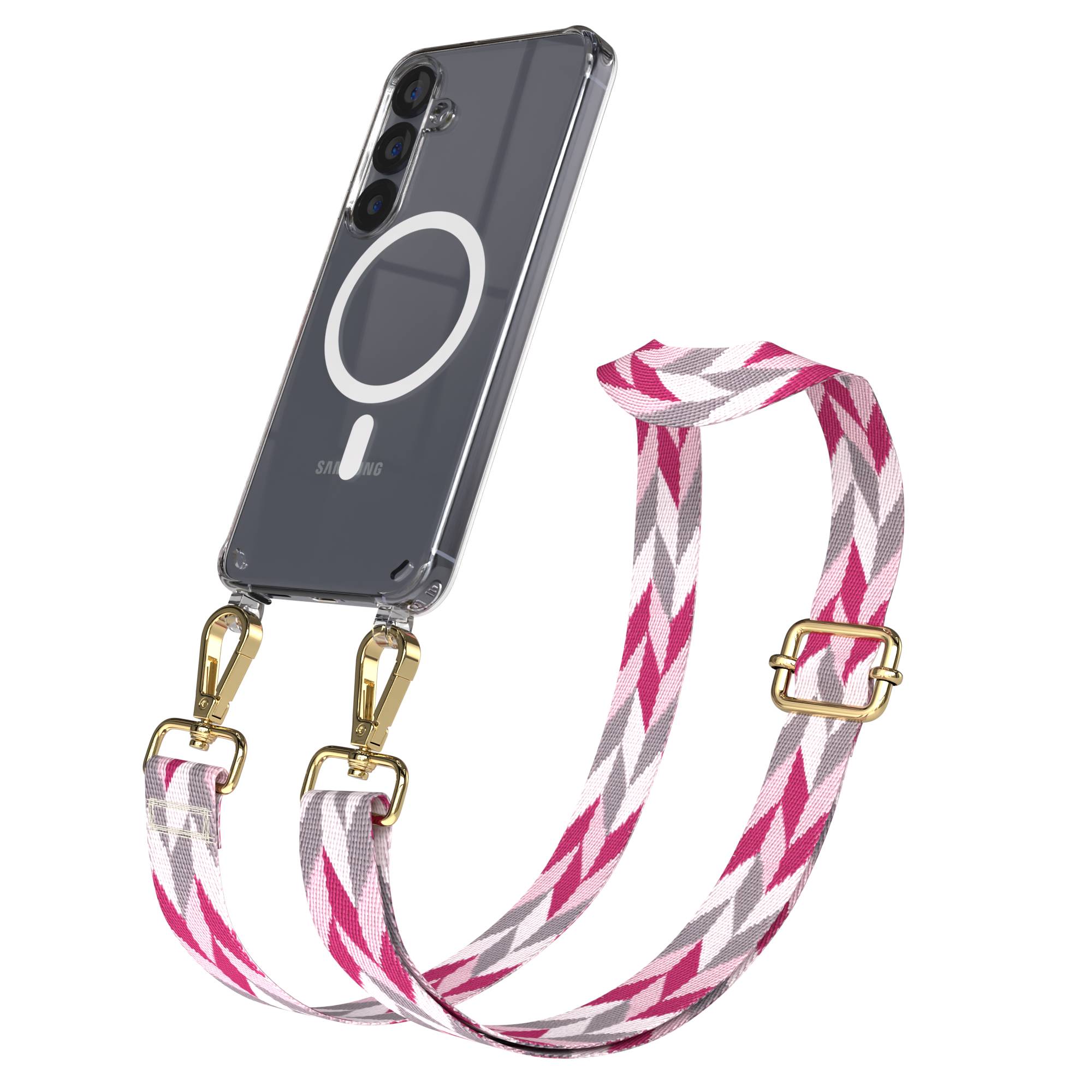 Samsung Galaxy S25 Handykette MagSafe mit verstellbarem Boho Band Set