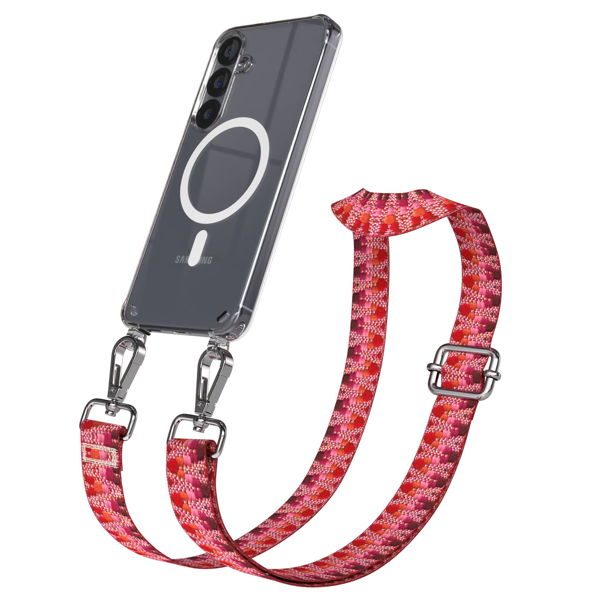 Samsung Galaxy S25 Handykette MagSafe mit verstellbarem Boho Band Set
