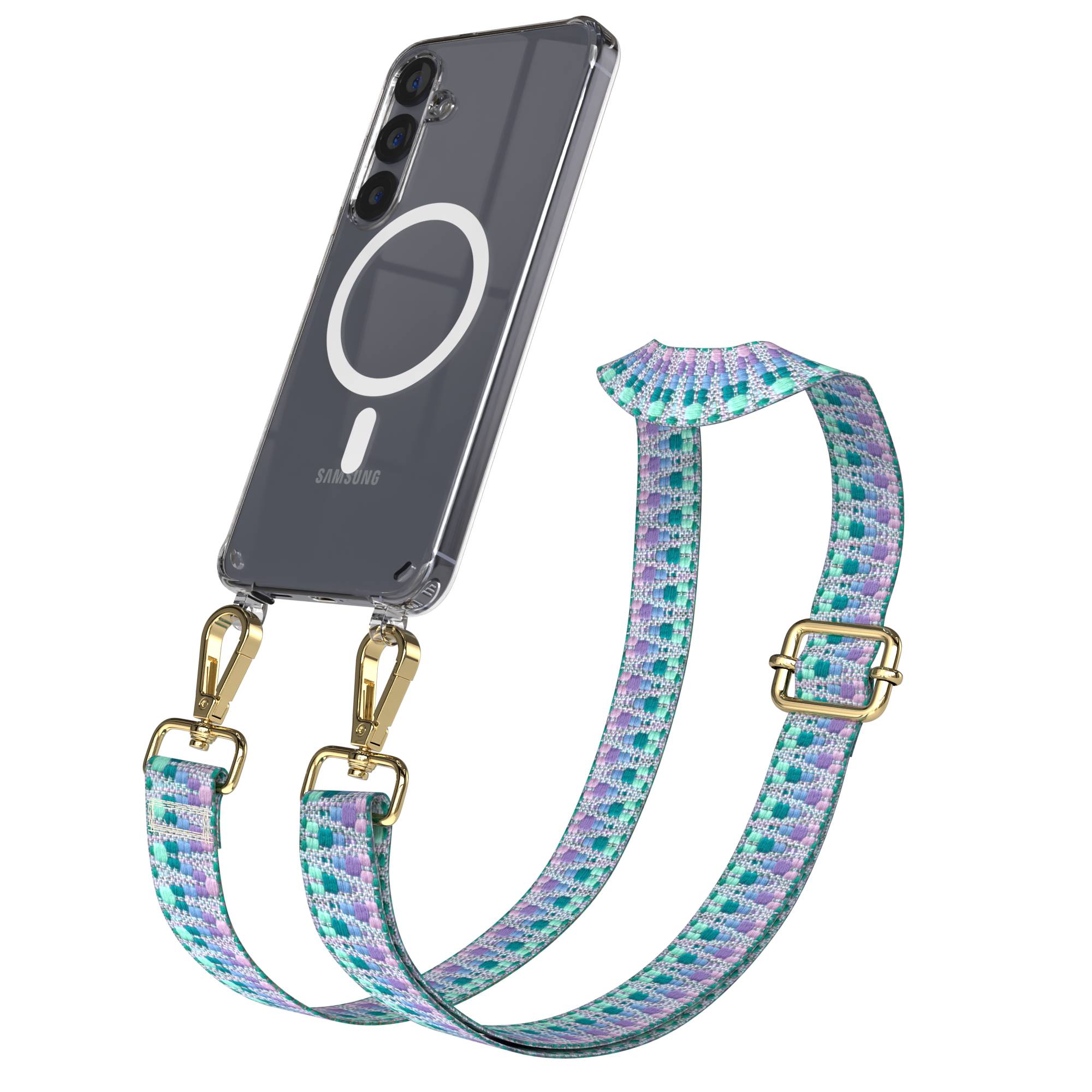 Samsung Galaxy S25 Plus Handykette MagSafe Boho Band verstellbar EAZY CASE