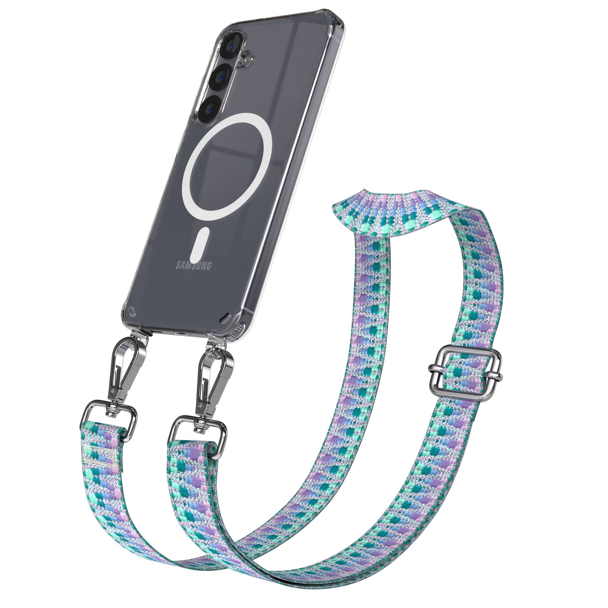 Samsung Galaxy S25 Plus Handykette MagSafe Boho Band verstellbar EAZY CASE