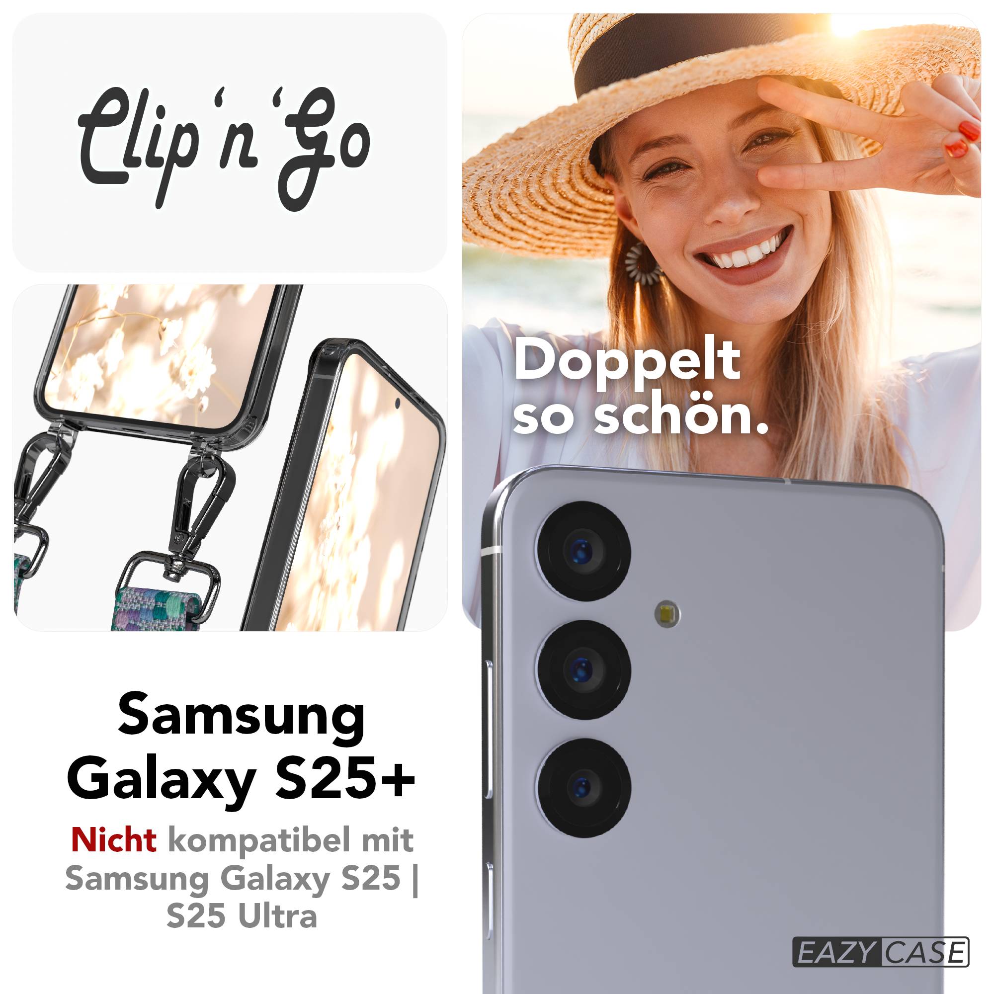 Samsung Galaxy S25 Plus Handykette MagSafe Boho Band verstellbar EAZY CASE