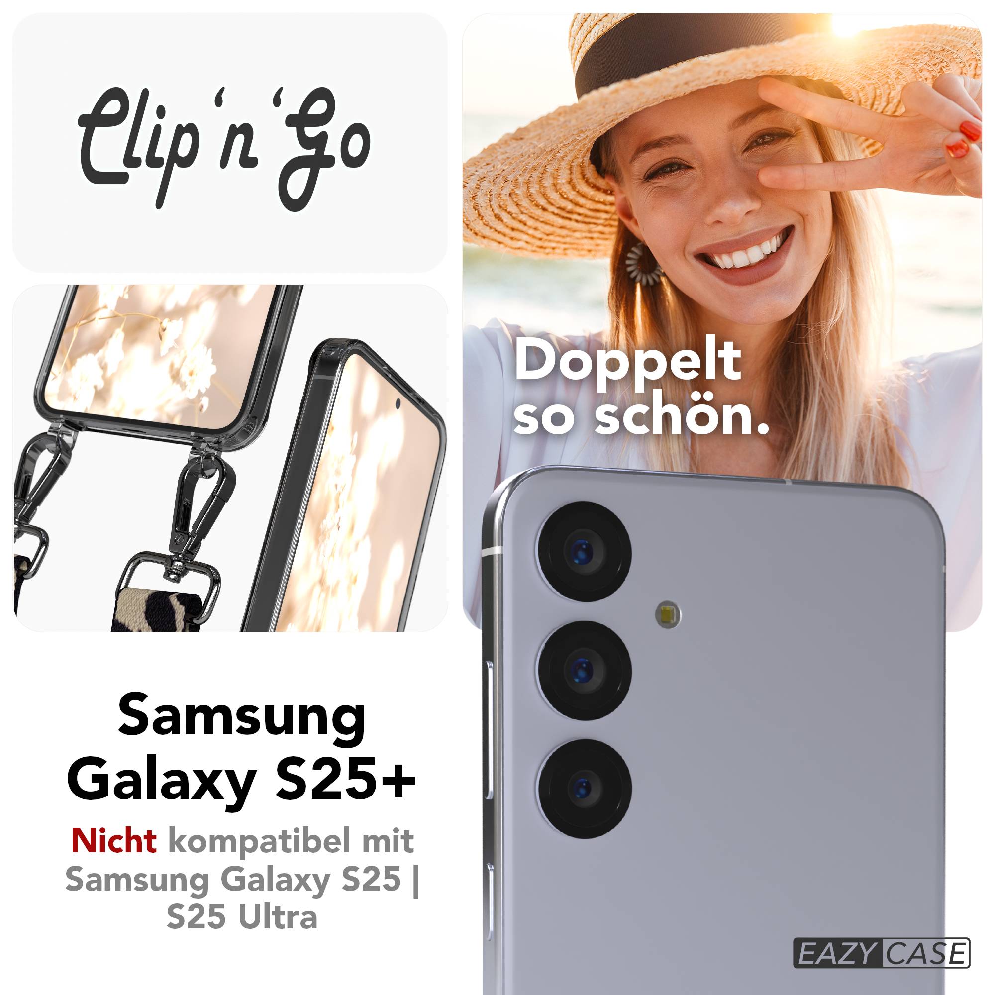 Samsung Galaxy S25 Plus Handykette MagSafe Boho Band verstellbar EAZY CASE